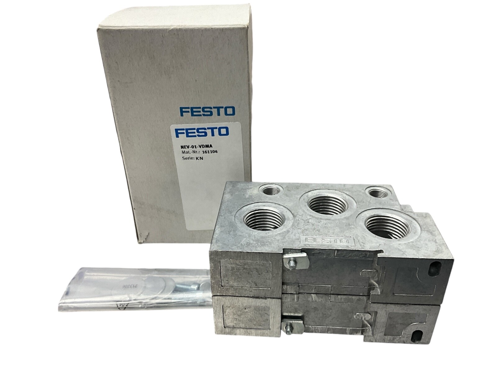 1 PC Festo NEV-01-VDMA End Plate Kits 161104 Serie: KN