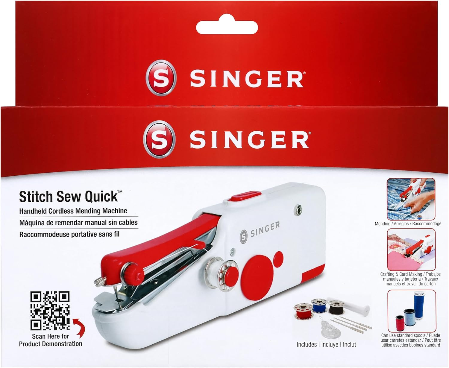 Handheld Sewing Machine Cordless Electric Fast Stitching Kit for Beginners