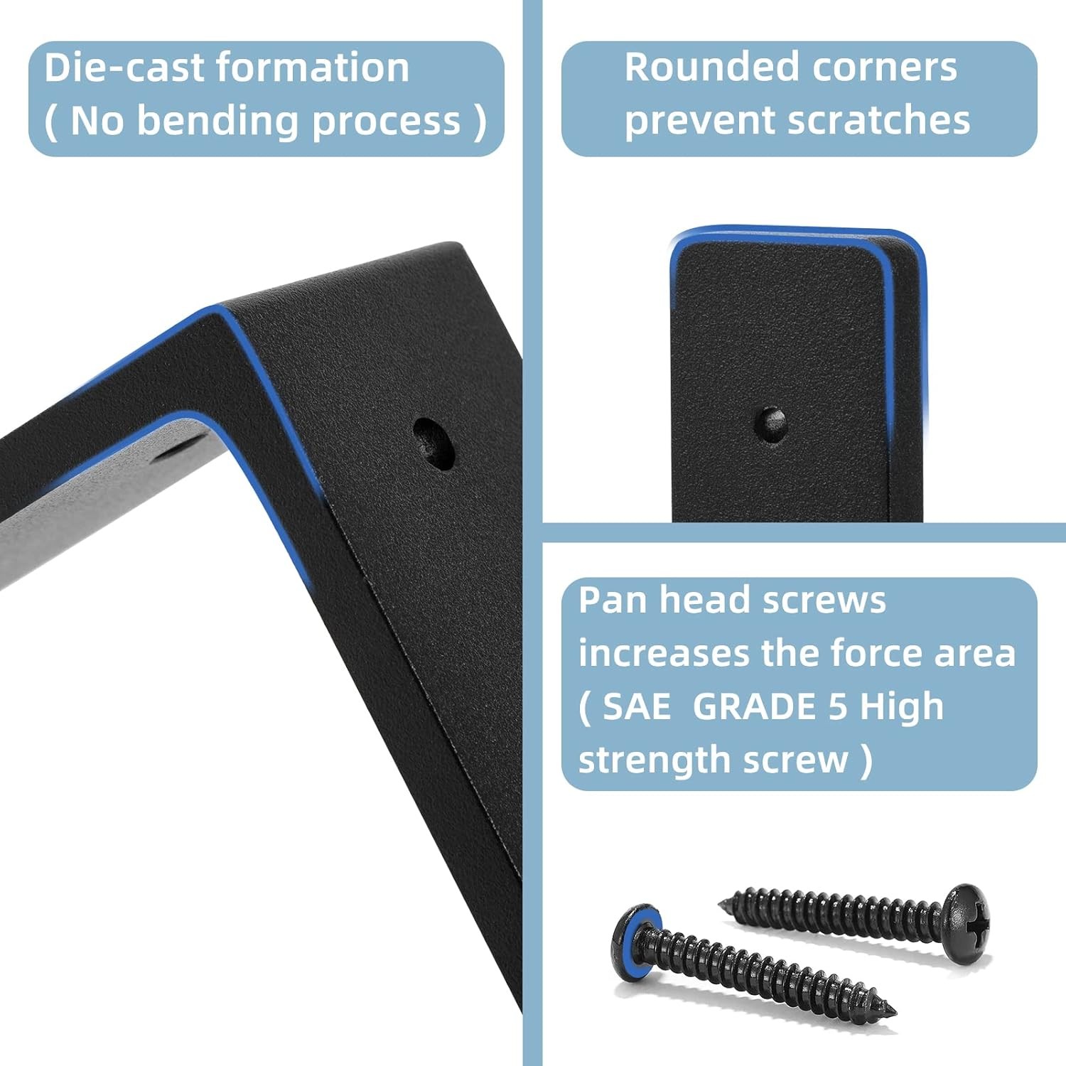 6"x 4"Shelf Brackets,L Shelf Brackets, die-cast Formation
