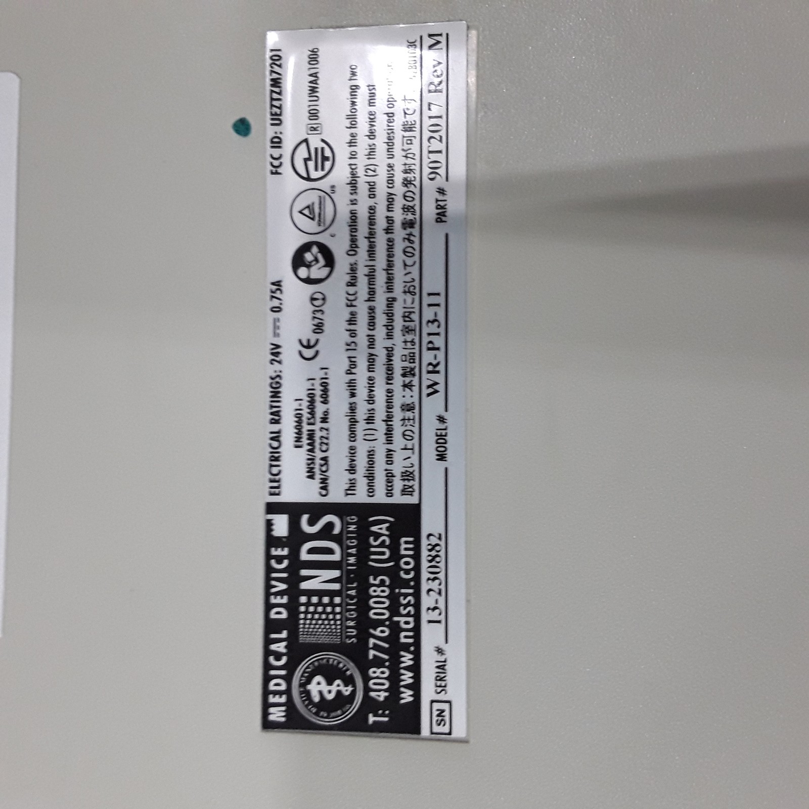 Karl Storz WR-P13-11 ZeroWire Wireless Receiver