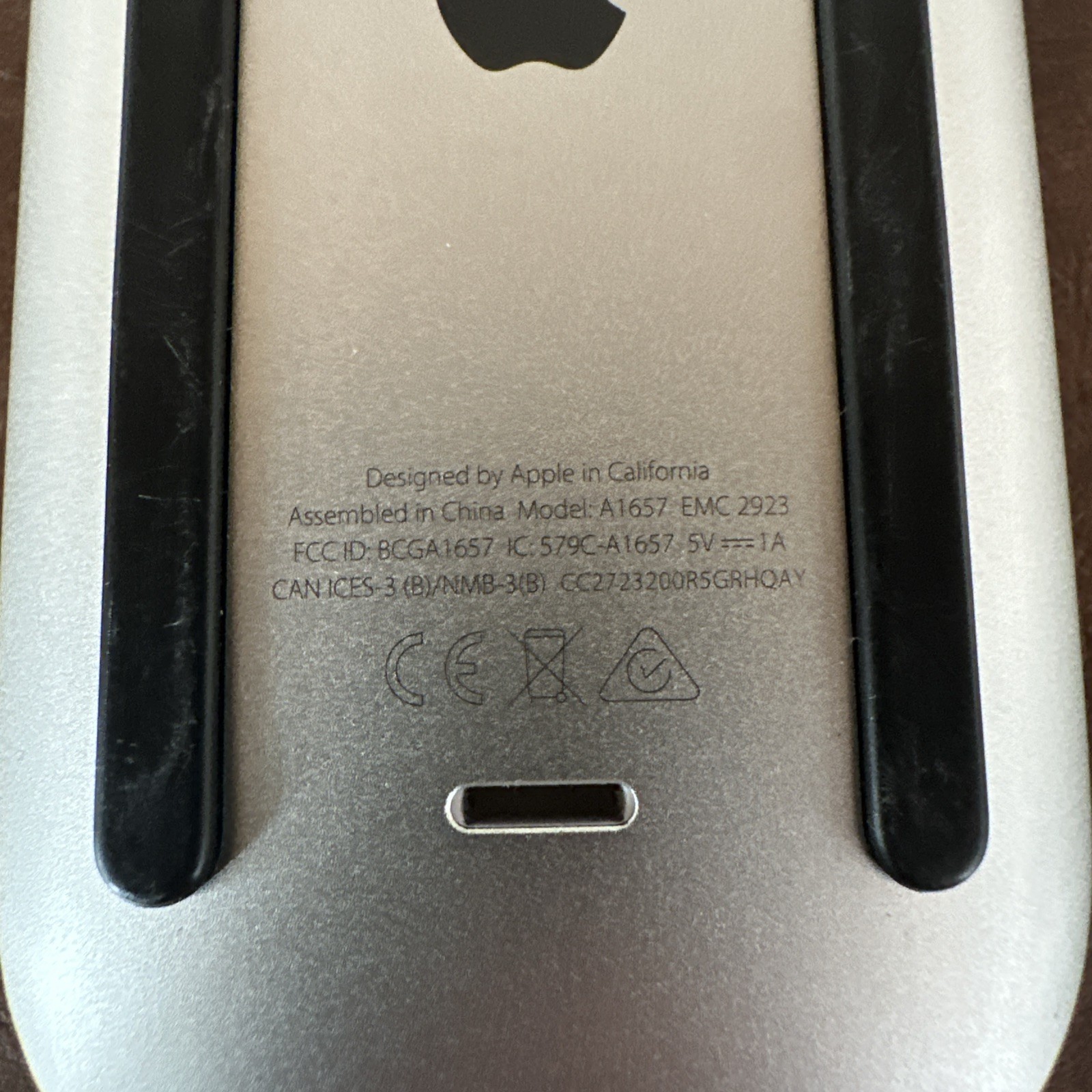 Apple Magic Mouse 2 A1657 Wireless Bluetooth Rechargeable Silver