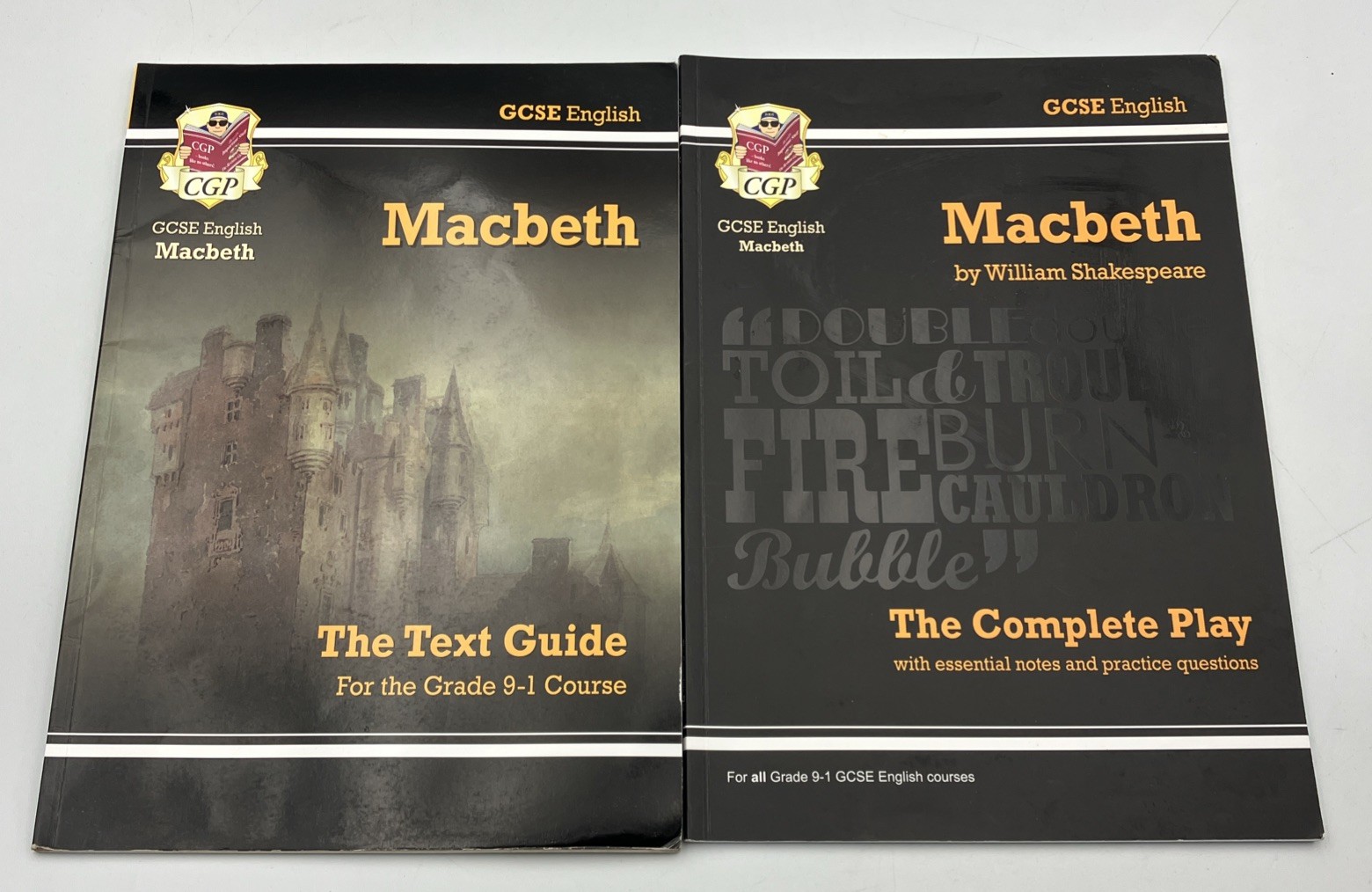 CGP GCSE Books Bundle X 2 English Literature Macbeth 9-1 Course