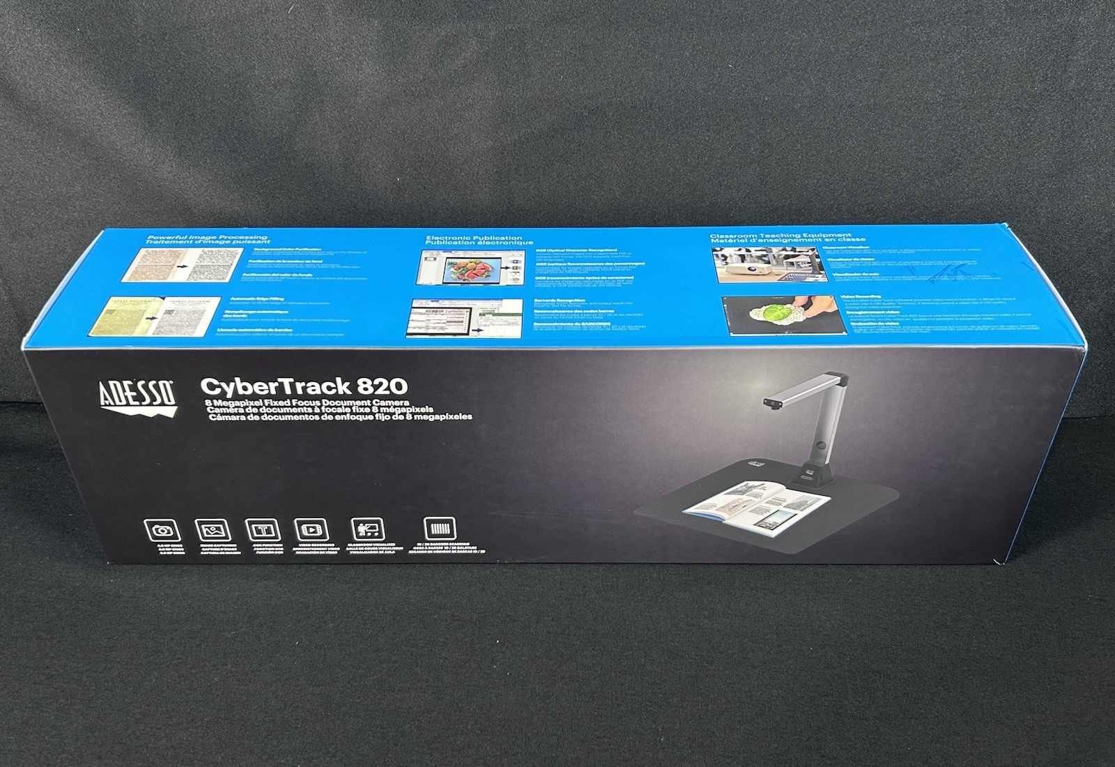 Adesso CyberTrack 820 8 Megapixel Document Camera Projector