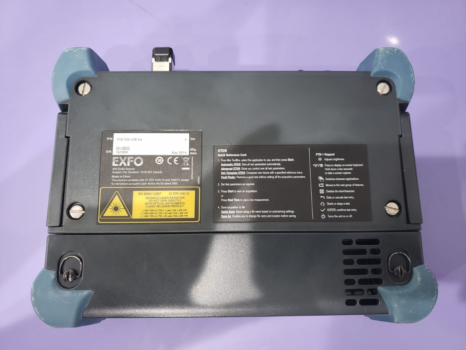 Exfo FTB-1-S2-8G,iOLM W/FTB-720-23B-EA