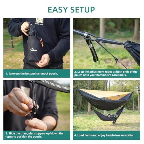 Compact Storage Organizer for Camping Hammocks, Waterproof Camping Gear