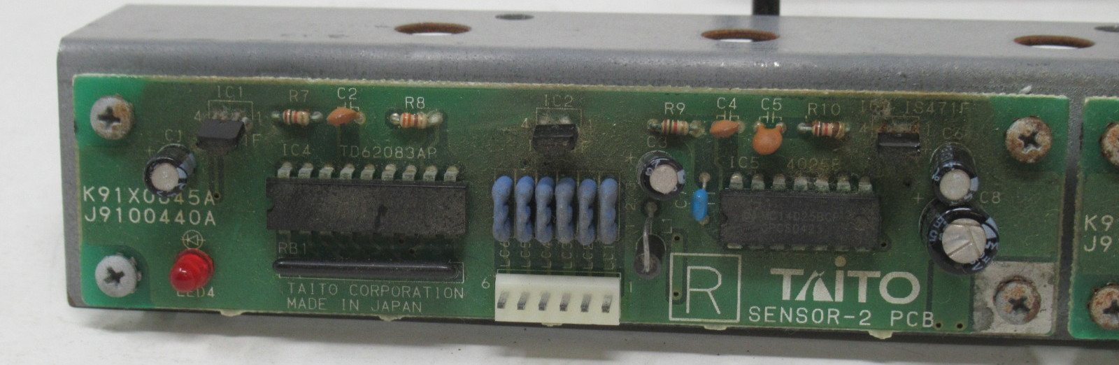 TAITO CONVOY REDEMPTION GAME COMPLETE LEFT SIDE PRIZE SENSOR LED STRIP ASSEMBLY