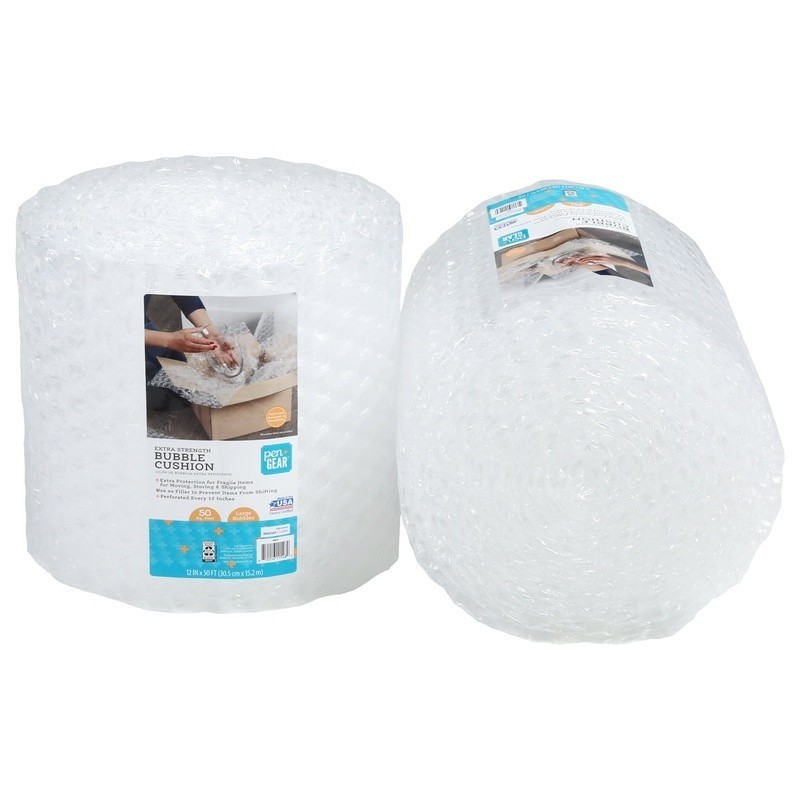 Bubble Cushion Wrap Extra Strength 2-Pack Large Bubble Protection Shipping New
