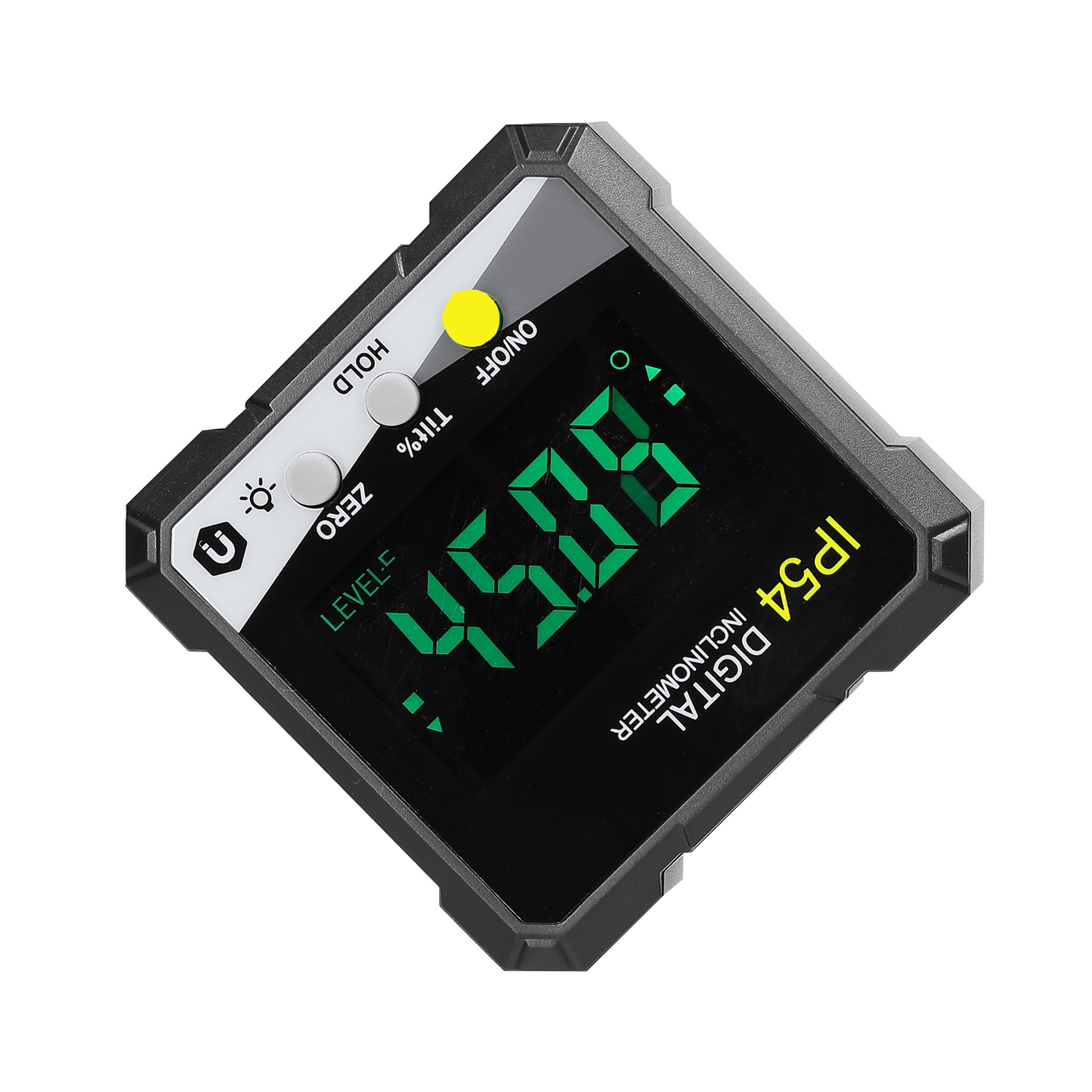 IP54 4*90° Portable Digital Inclinometer LCD Backlight Digital Protractor P8V4