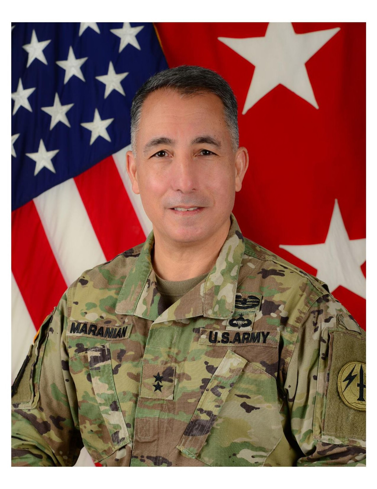 United States Army General Stephen J. Maranian 8x10 Portrait Photo On 8.5" x 11"