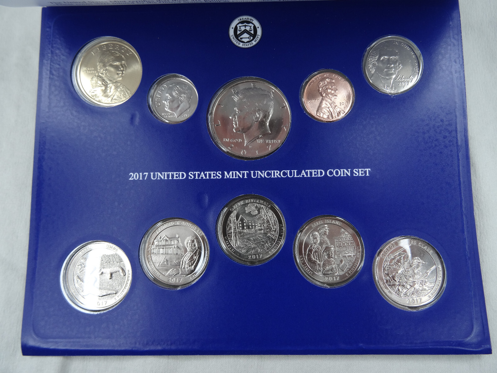 2017 P & D US Mint Set Uncirculated 20 Coins OGP Original Mint Packaging