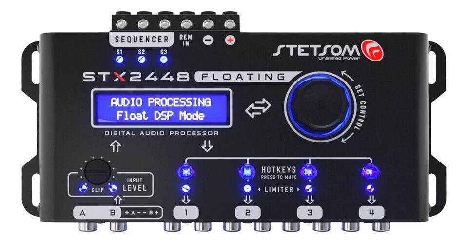 New Stetsom Stx2448 Floating Digital Crossover Processor