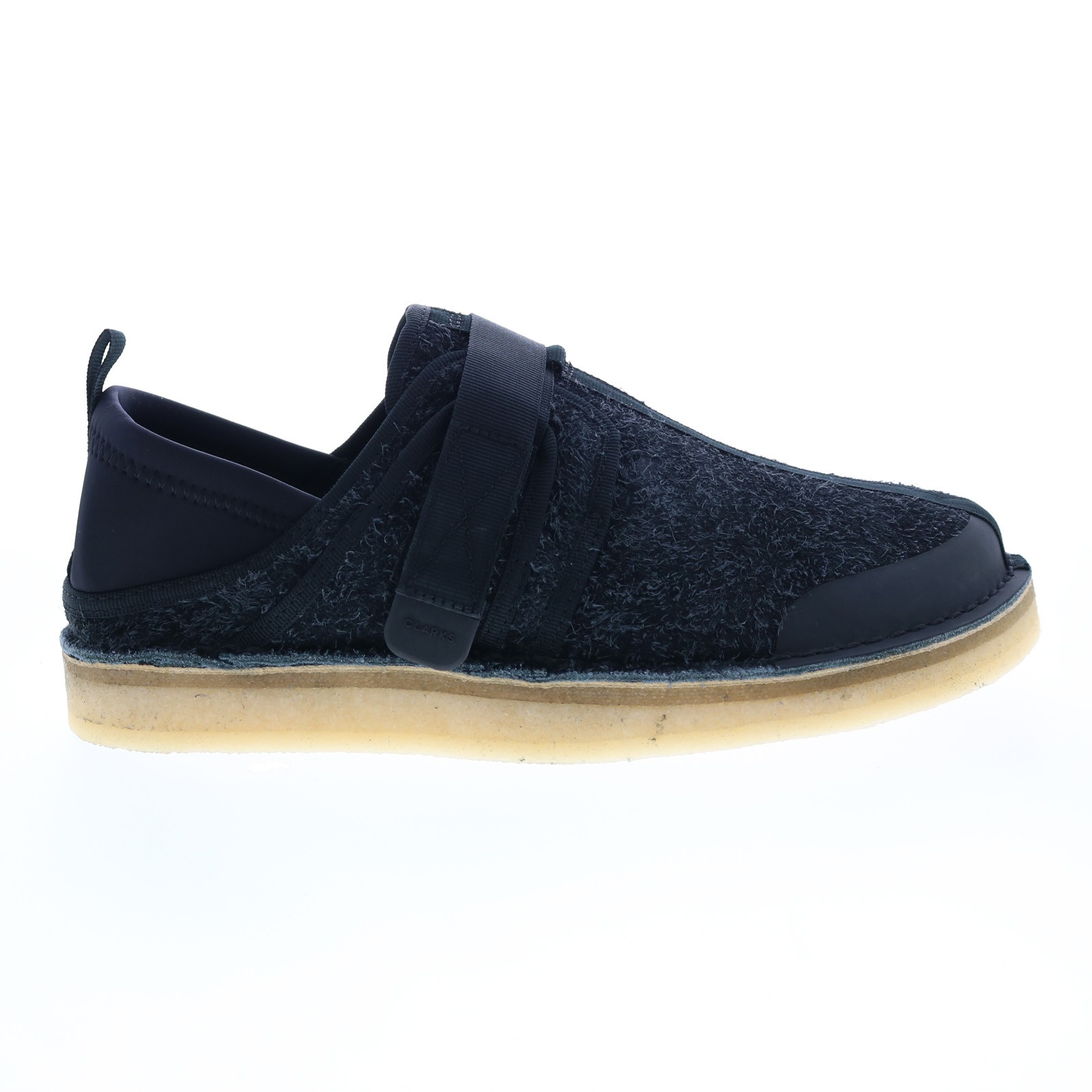 Clarks Trek Taiyo 26165983 Mens Black Canvas Loafers & Slip On Casual Shoes