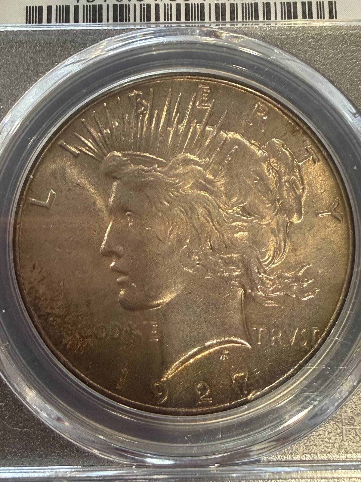 1927 P Peace Silver Dollar PCGS MS-64
