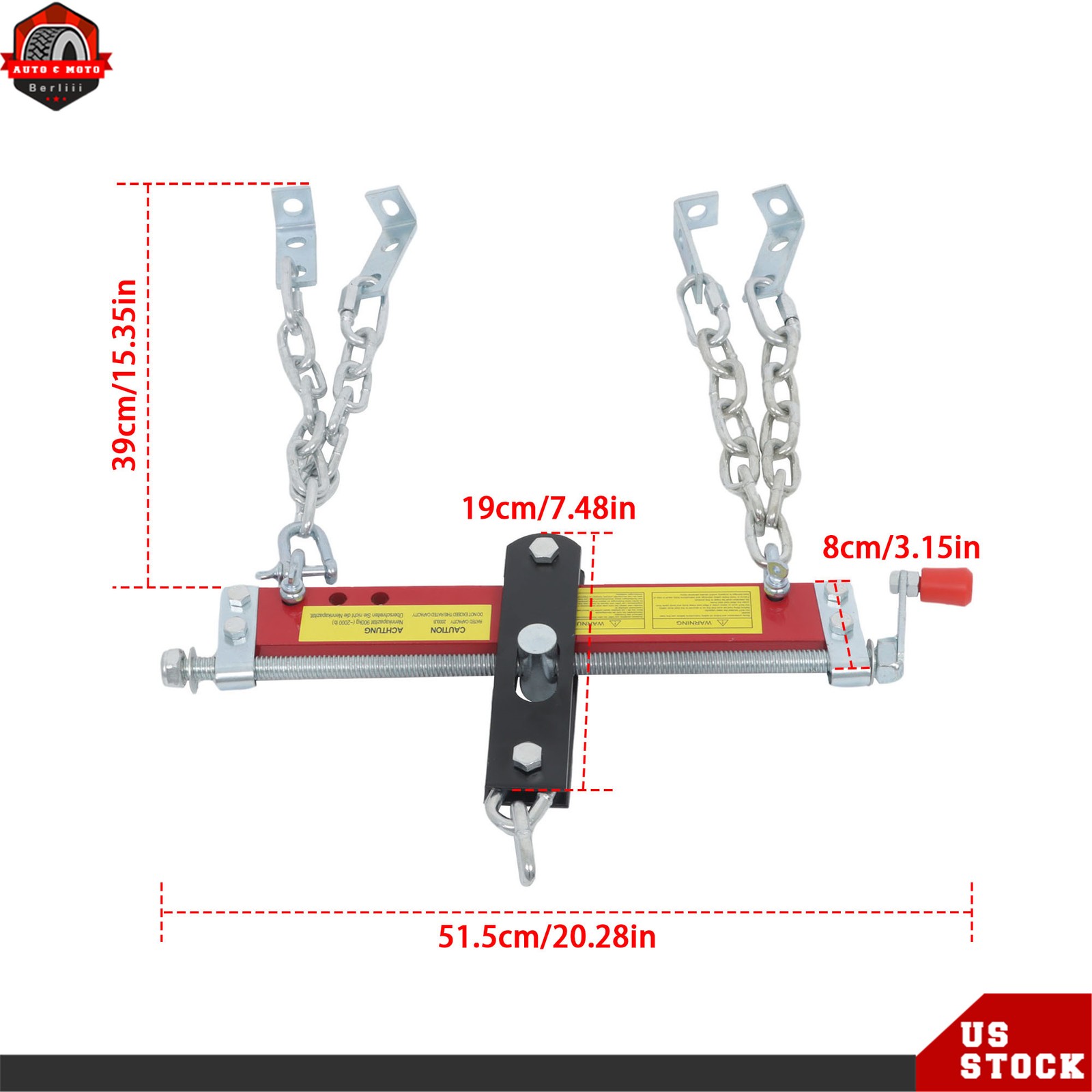 Heavy Duty 1500LB Engine Hoist Shop Crane Accessory Cherry Picker Engine Leveler