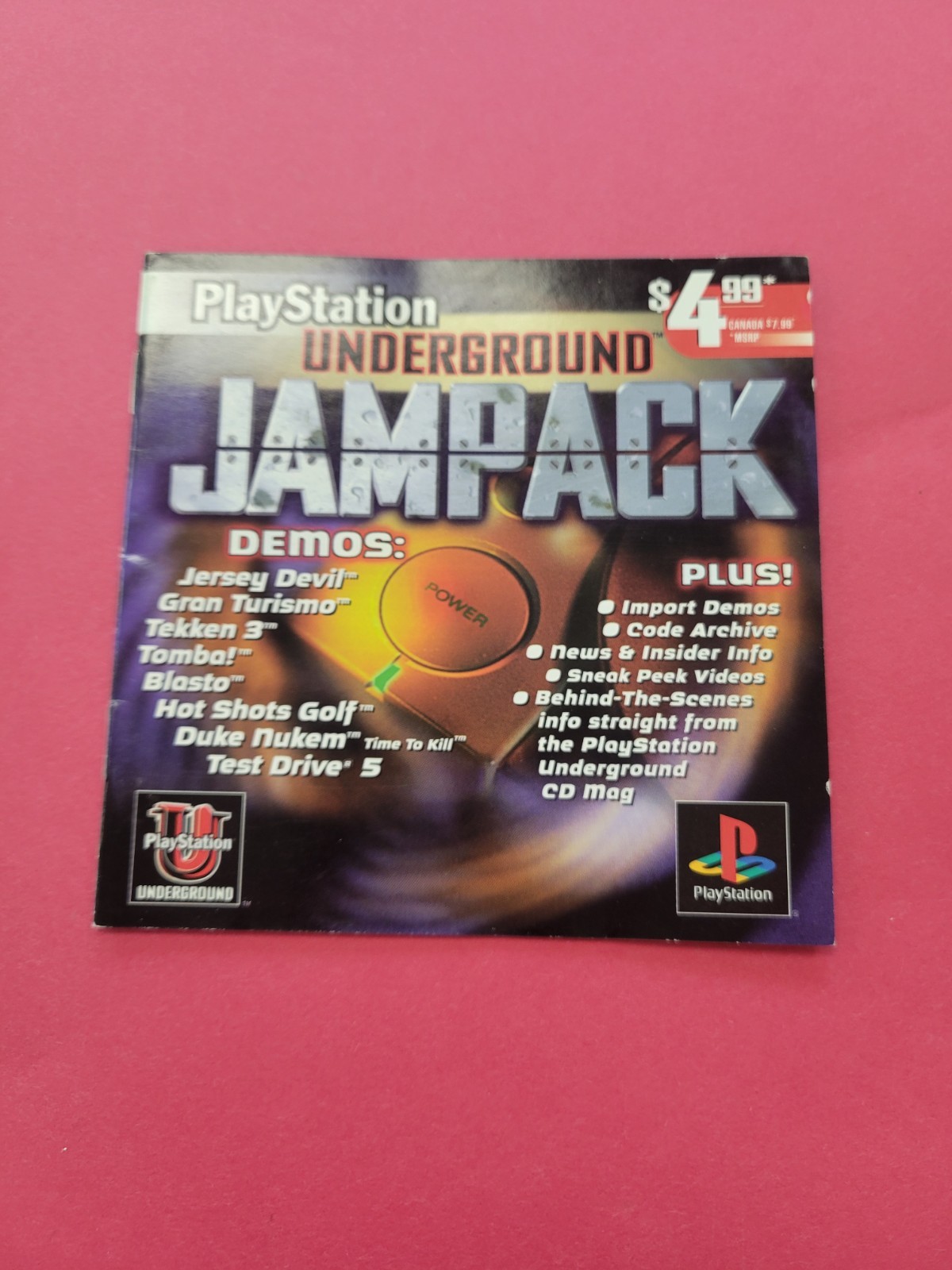 playstation underground jampack manual