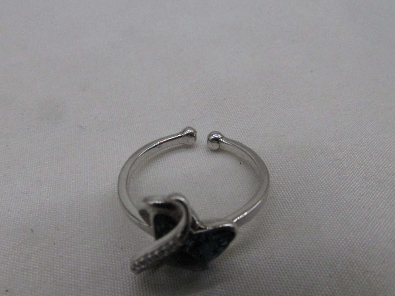 Sterling Silver Butterfly Design Toe Ring Adjustable Sz 6 #786
