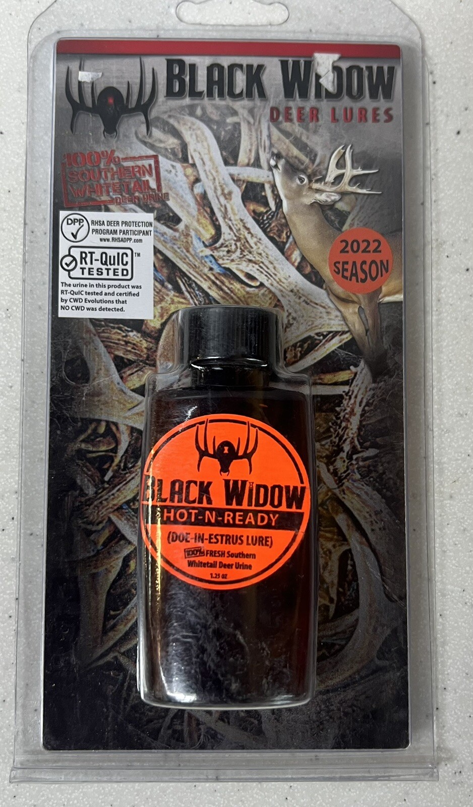 Black Widow Deer Lures Southern Region Hot-N-Ready-1.25oz NIP SE15