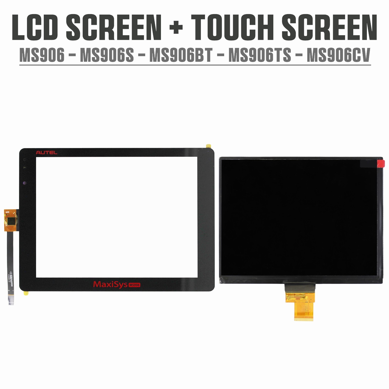 OEM LCD Screen + Touch Screen Digitizer For Autel MaxiSys MS906 MS906TS MS906BT