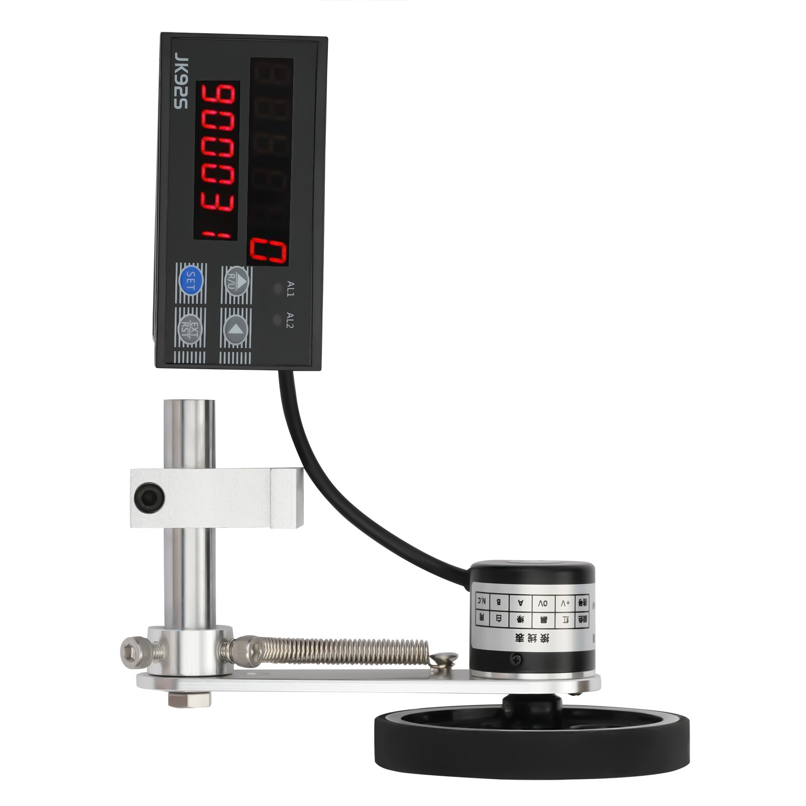 Digital Length Meter Counter 0-999999 with Control Function, US Plug