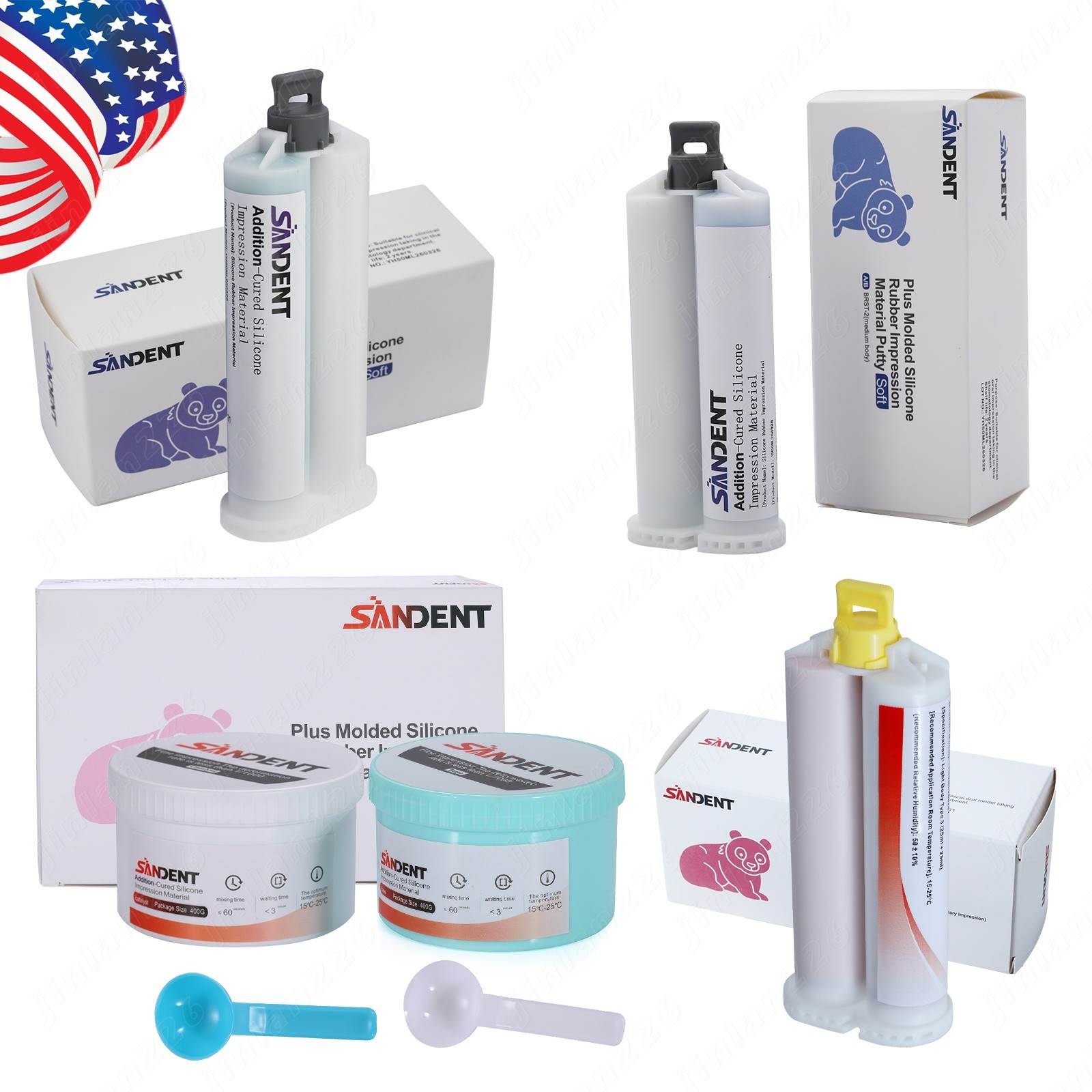 Dental PVS VPS Impression Material Putty/Regular/Heavy/Light Body-Fast Set