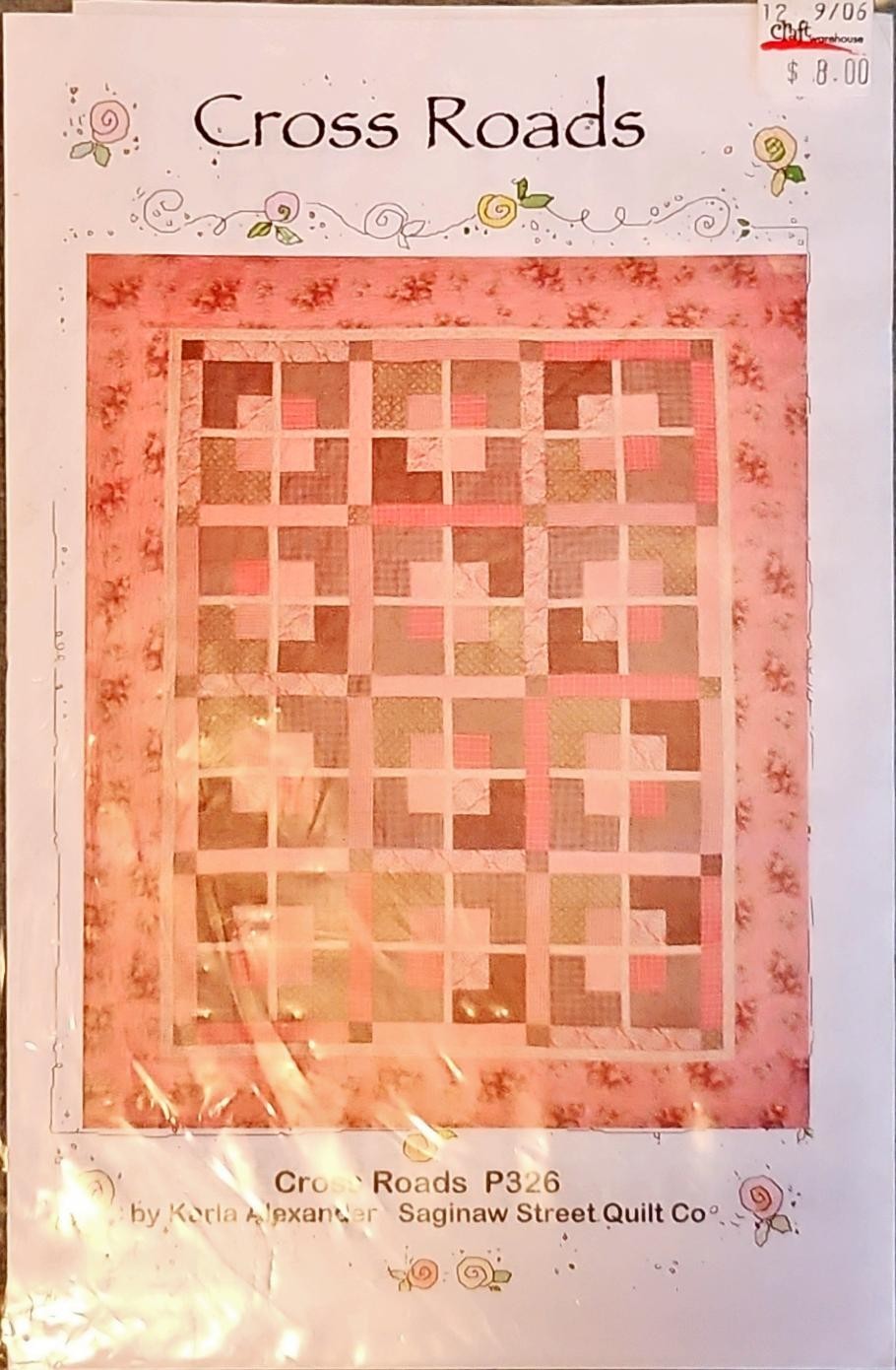 Saginaw Street Quilt Co Cross Roads P326 by Karla Alexander 2004