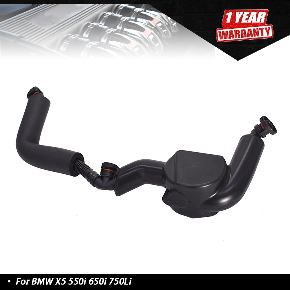 Crankcase PCV Breather Pipe Hose With Vent Valve For 06-10 BMW 550I 650I 750I