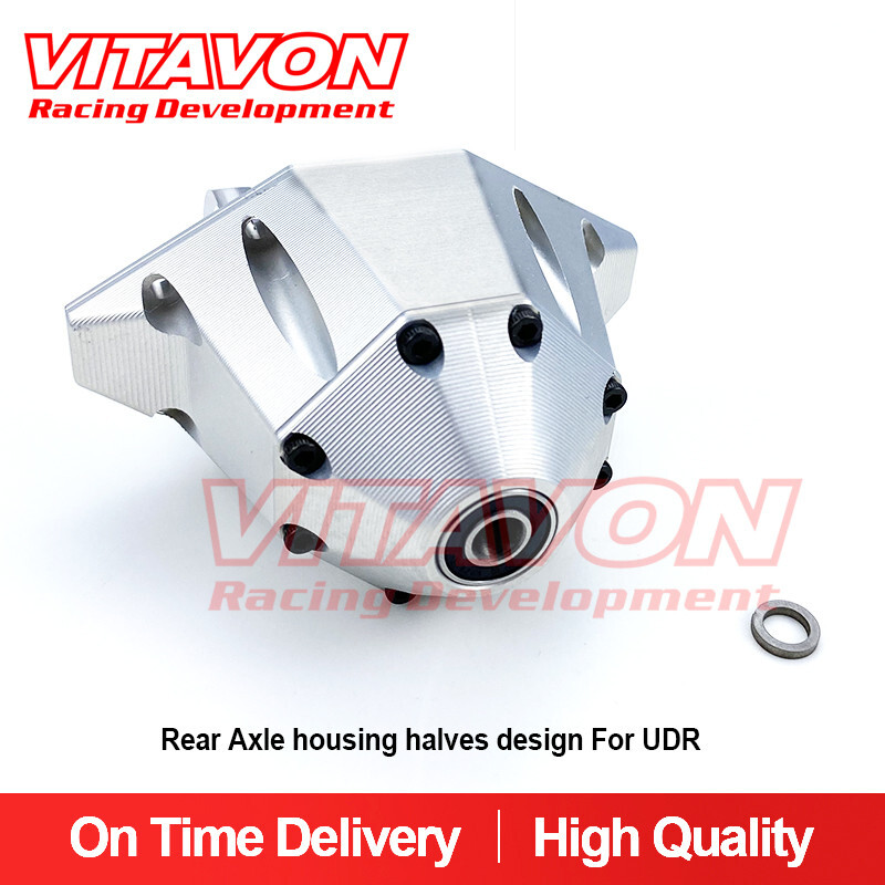 Vitavon CNC Alu7075 V2 Rear Axle Housing Halves Design For UDR Traxxas 1:7