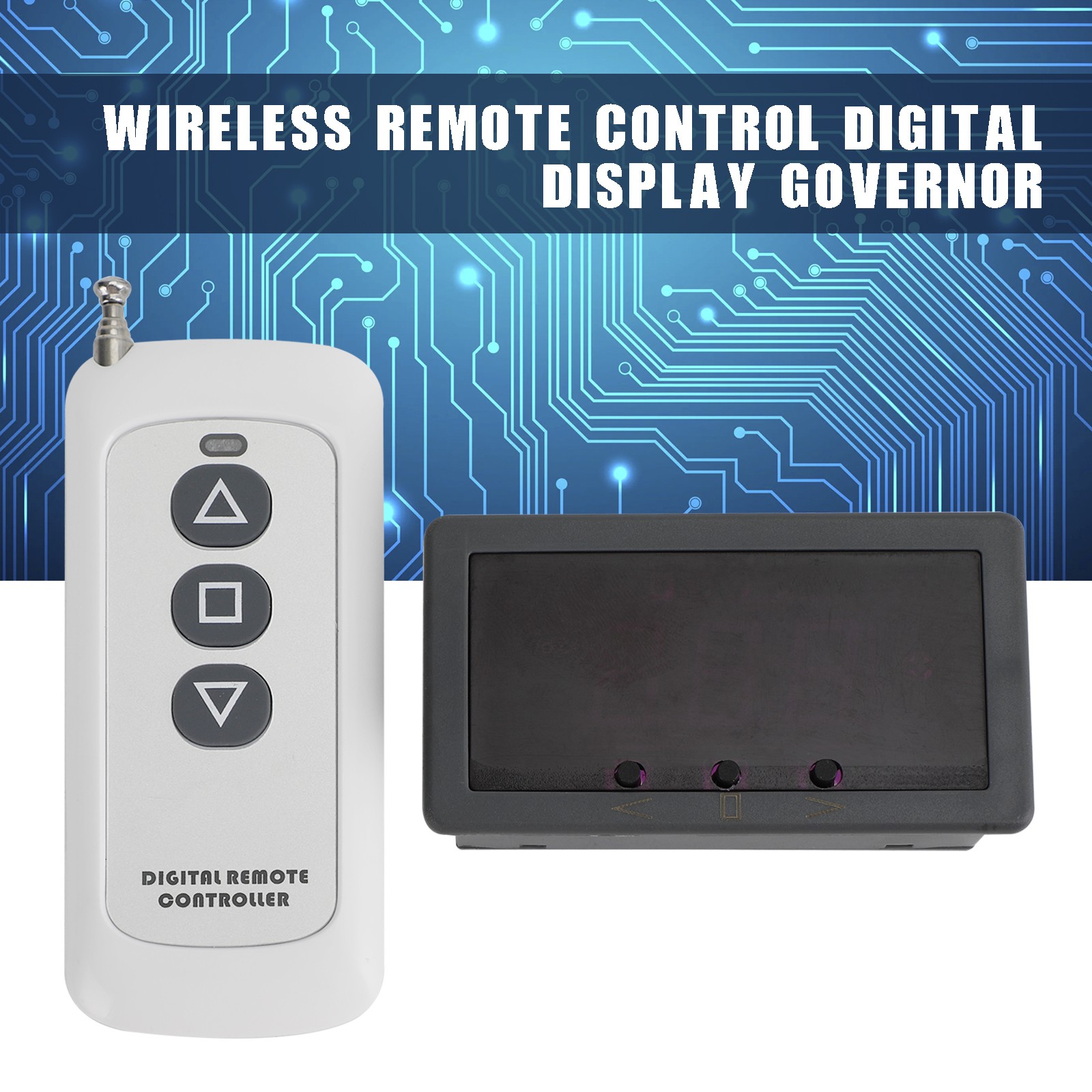 PWM DC Motor Speed Controller Dimmer 6V 12V 24V 5A +Reversible Remote Control US