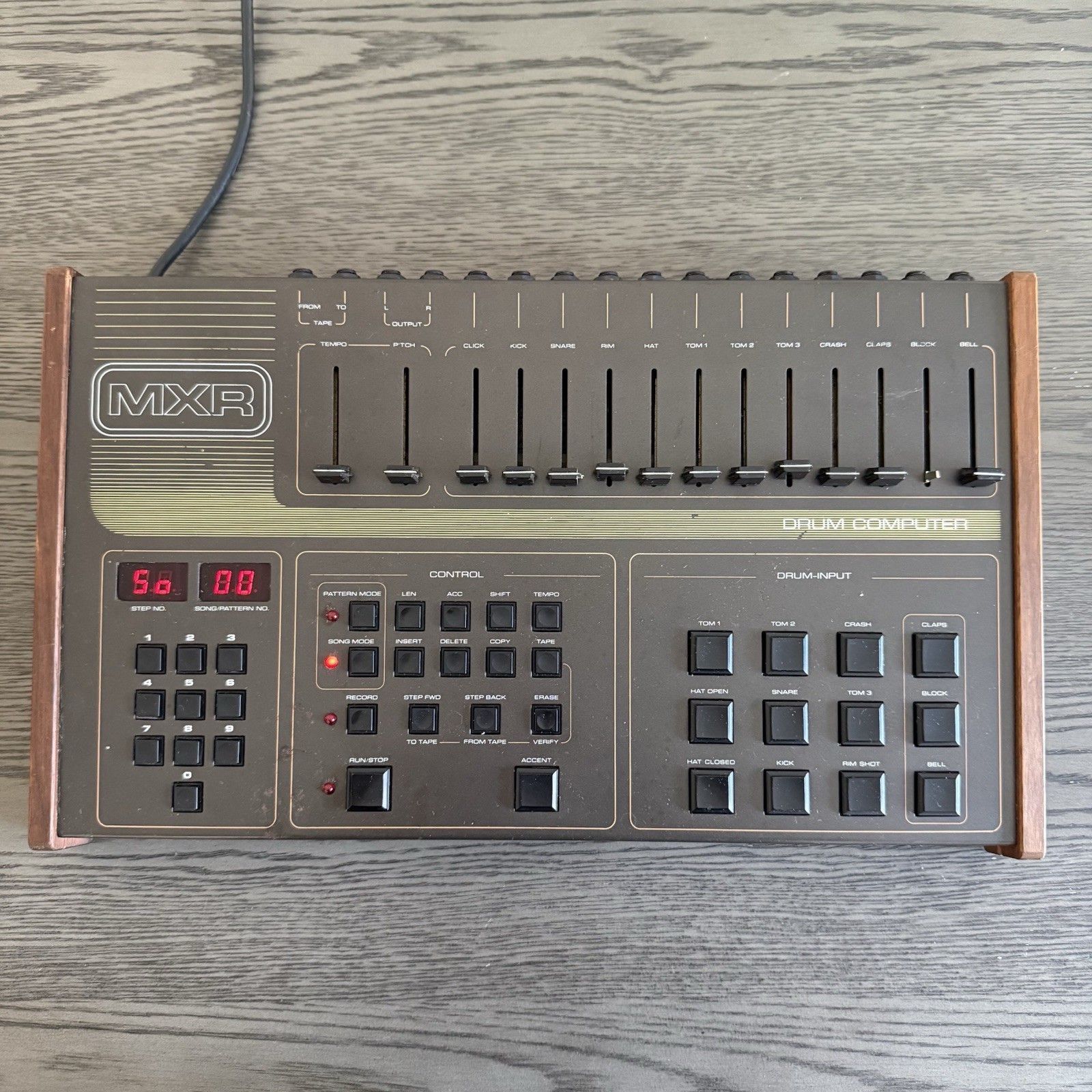 MXR Drum Computer with MIDI Model 185 Vintage Unit Untested Powers On