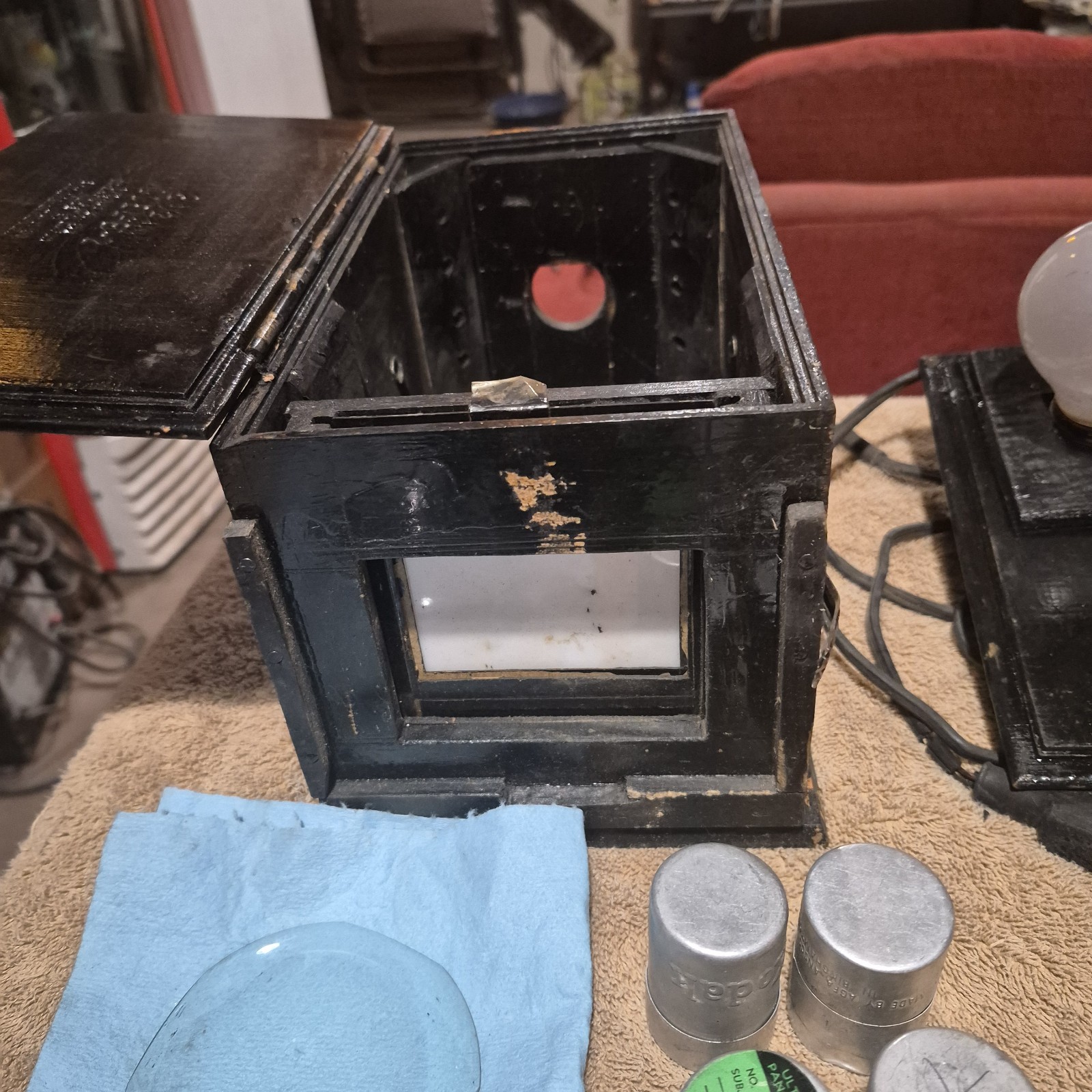 Vintage 1940s Agfa Darkroom Collection NOS Film, Zeiss Ikon Defender Varigam