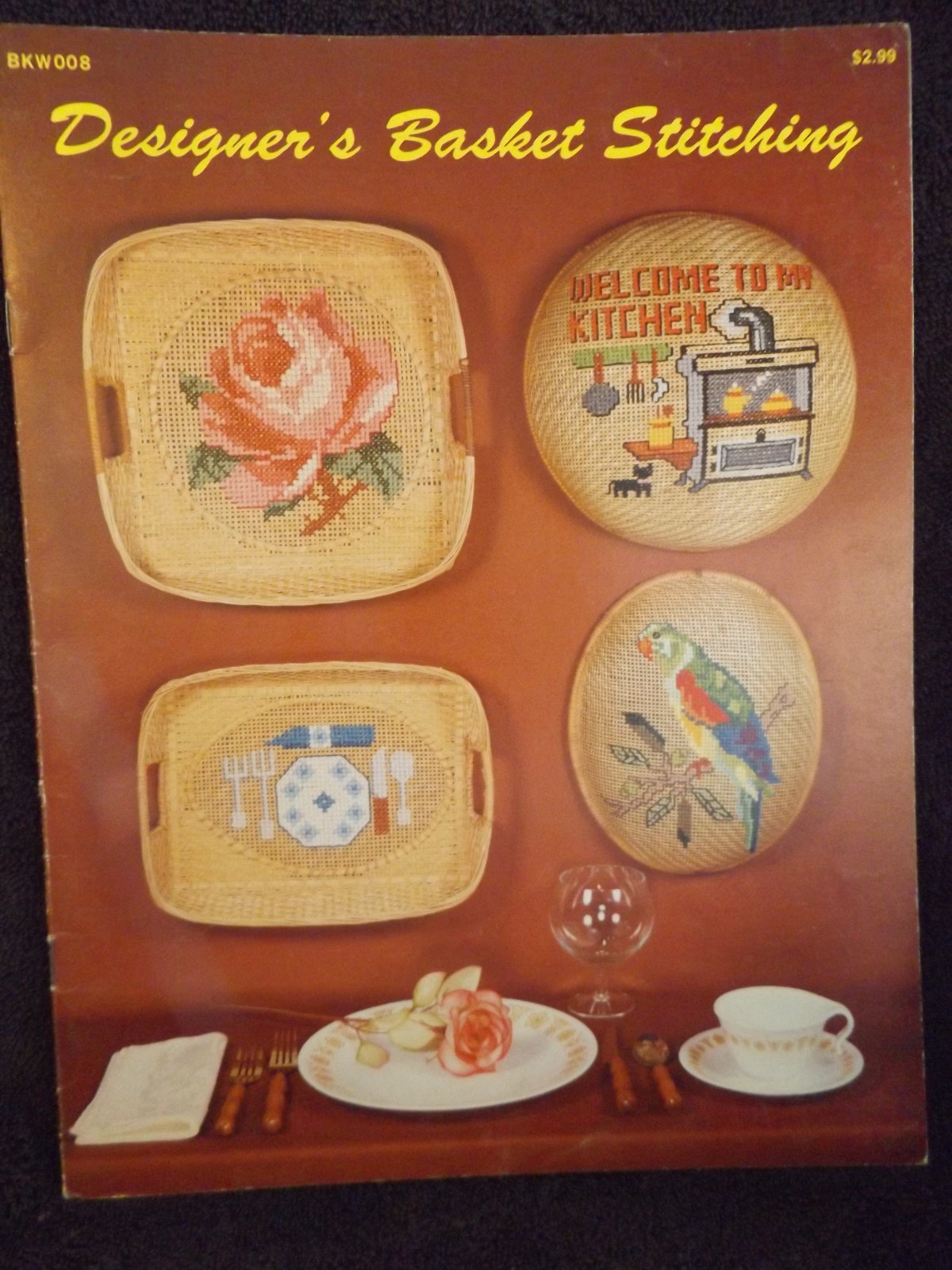 Designer's Basket Stitches Cross Stitch Leaflet by Wang