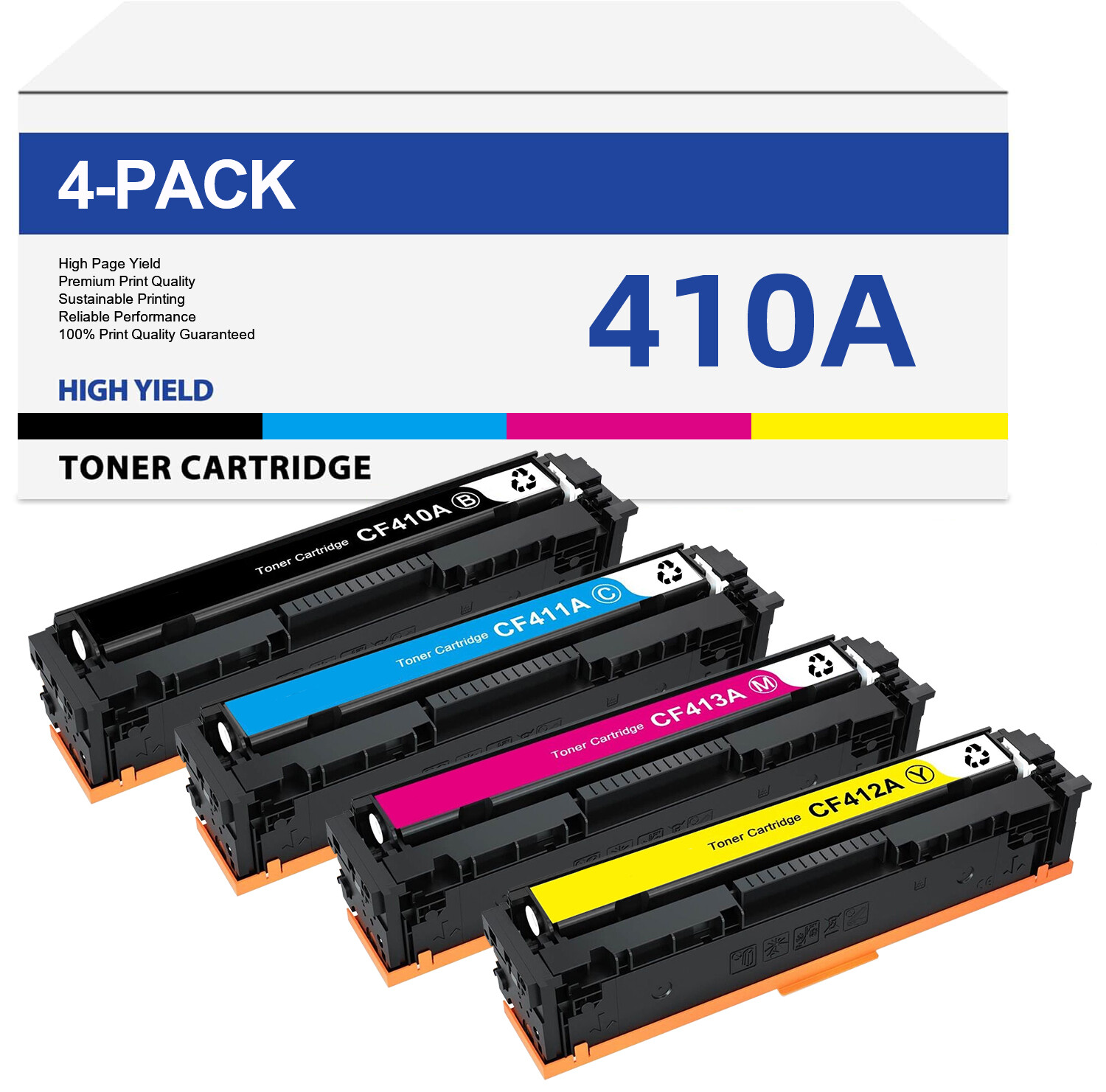 CF410A-413A Toner Cartridge For HP 410A 477A LaserJet Pro M452dw M477fnw m477fdw