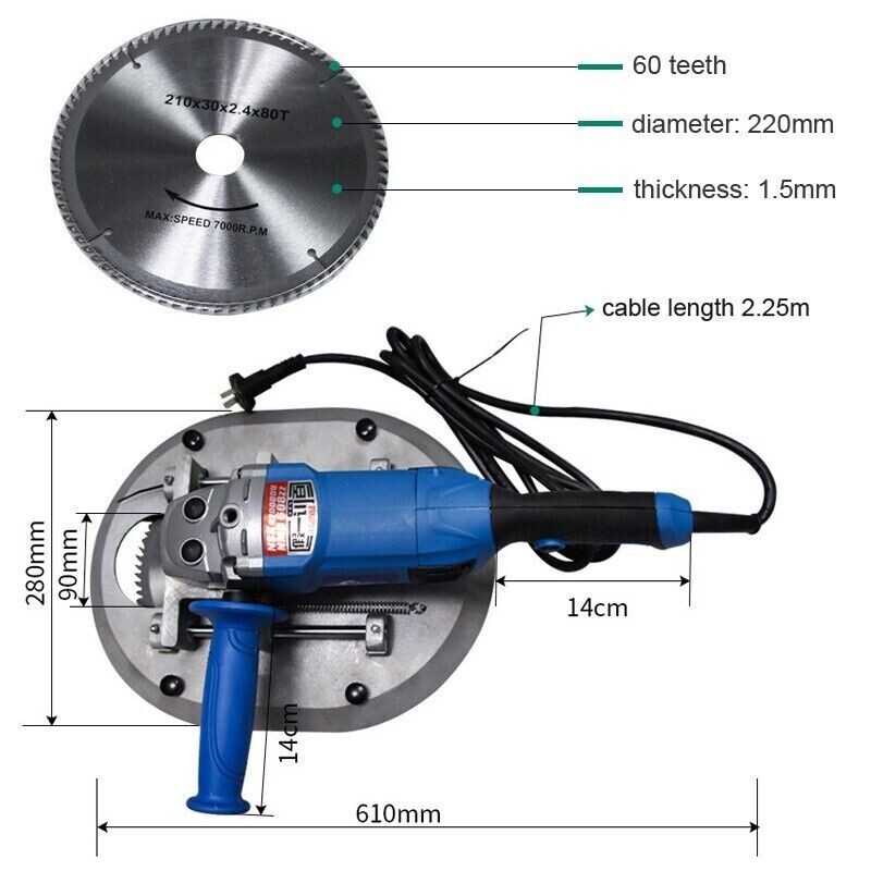 1700W Adult Cow Horn Cutting Machine Electric Big Cattle Dehorner Saw Cutter