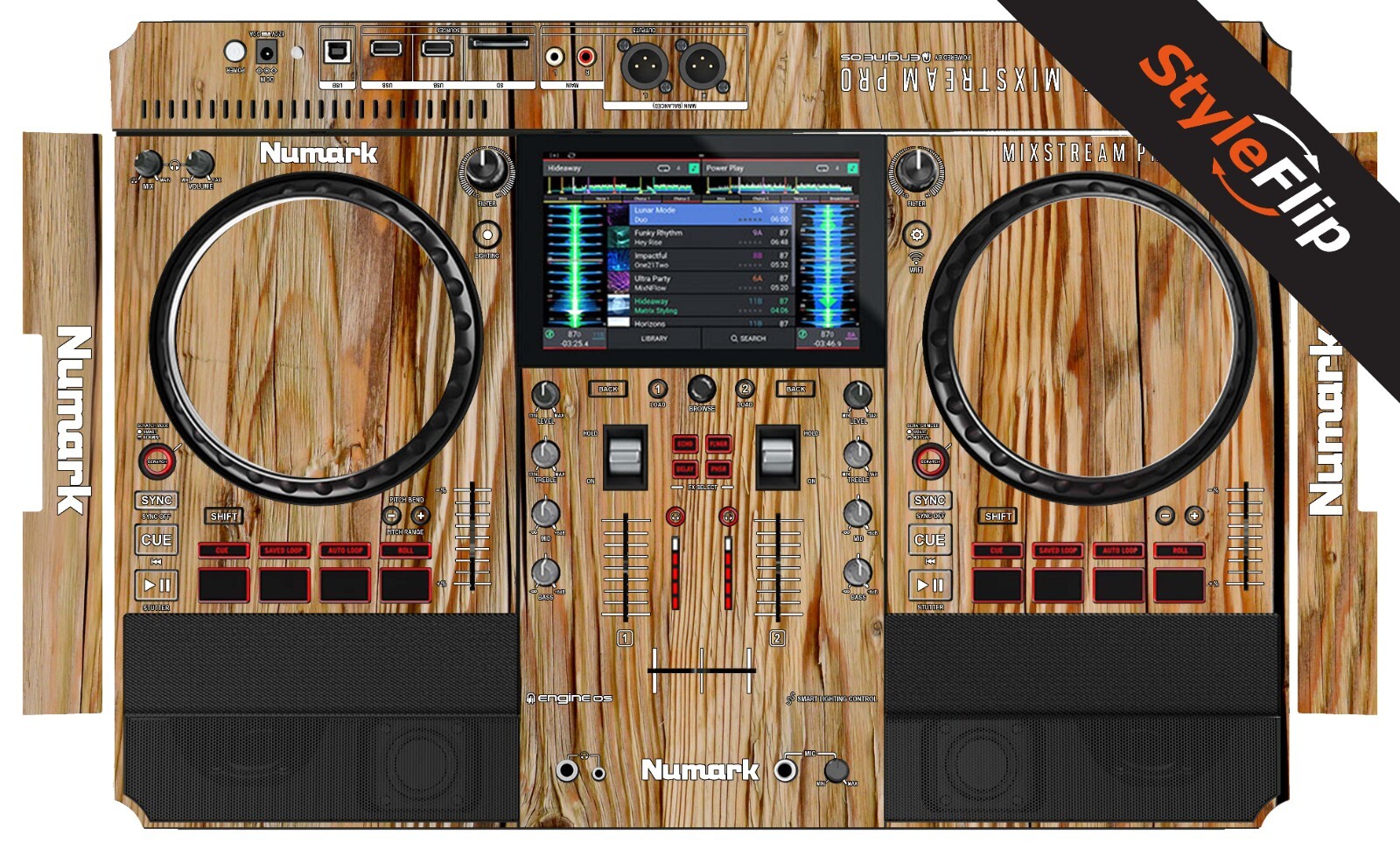 Numark Mixstream Pro Skin | Wood #4 | Protective Decal | StyleFlip Skins