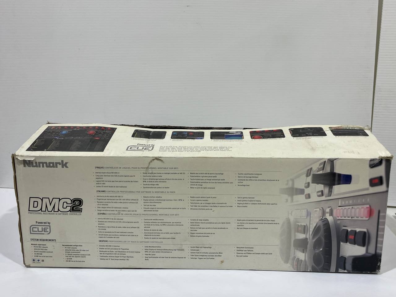 Numark DMC2 PROFESSIONAL RACKMOUNT DJ SOFTWARE CONTROLLER - No Cord, Untested.