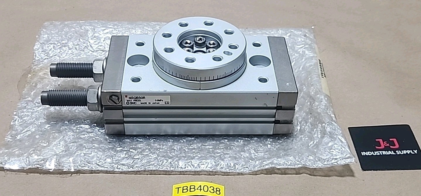 *NEW* SMC MSQB50R Compact Rotary Table Cylinder 190° Size 50 Absorber + Warranty