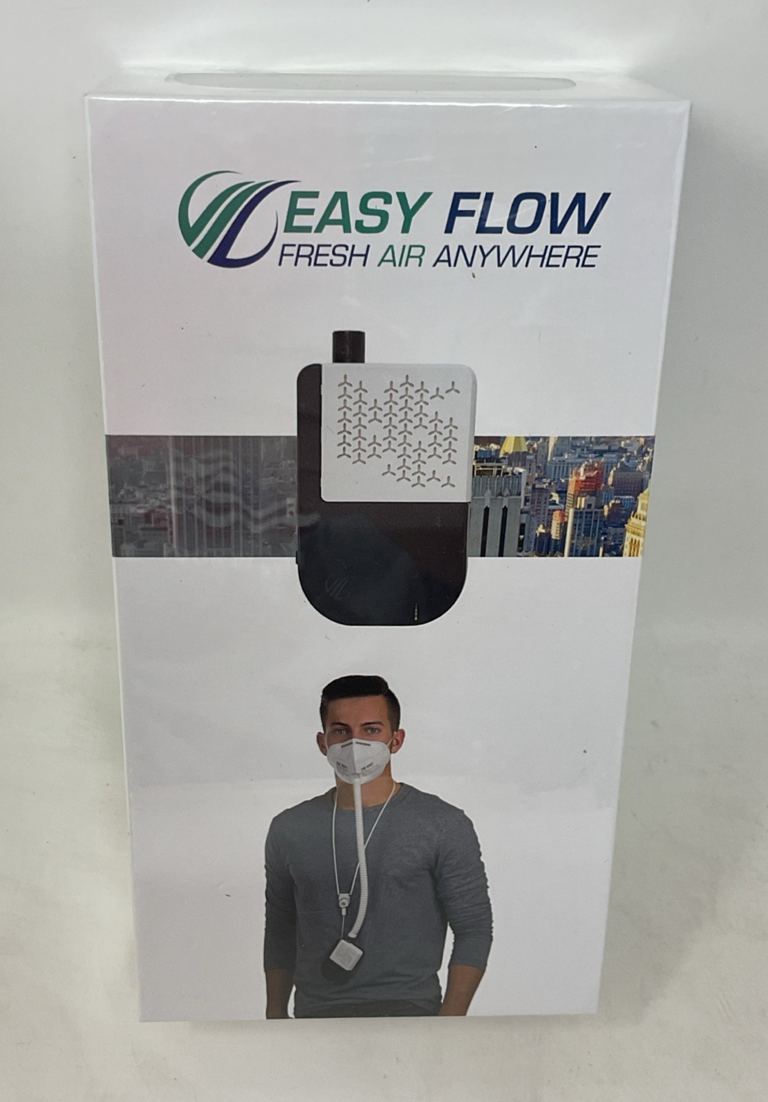 EASY FLOW Personal Air Filtration System White Sealed Box NEW
