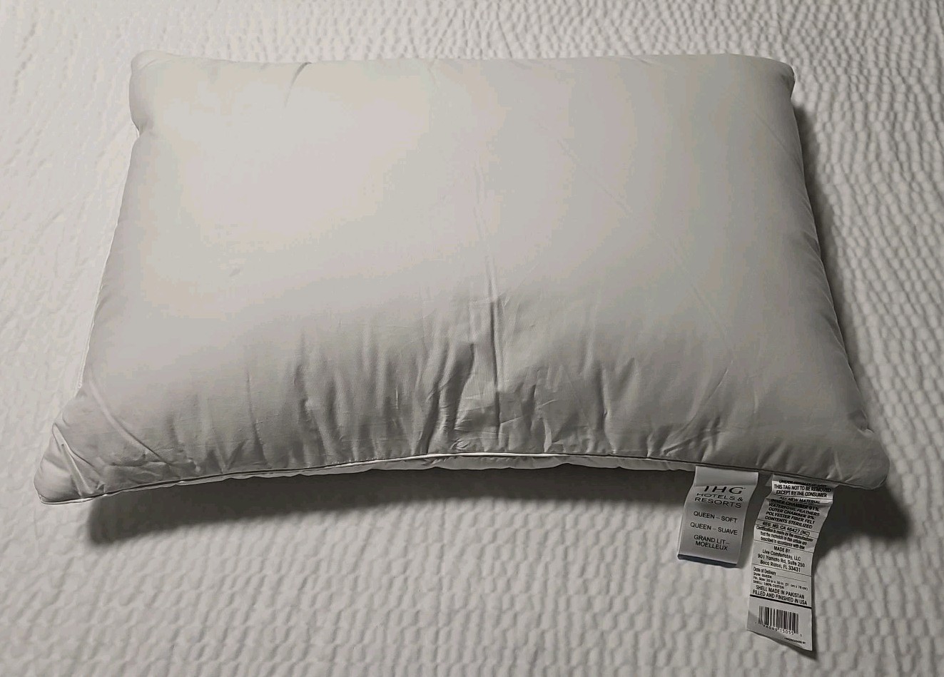 IHG Featherbest Soft Pillow Queen Size for IHG Hotels