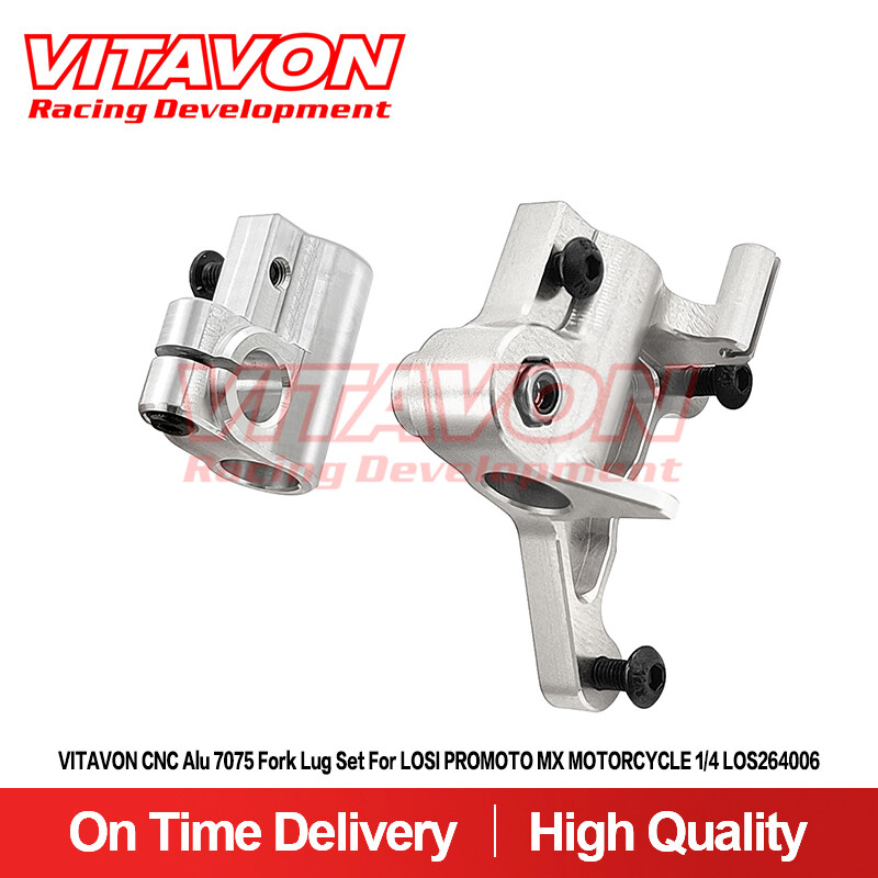 Vitavon CNC Alu 7075 Fork Lug Set For LOSI PROMOTO MX MOTORCYCLE 1/4 LOS264006