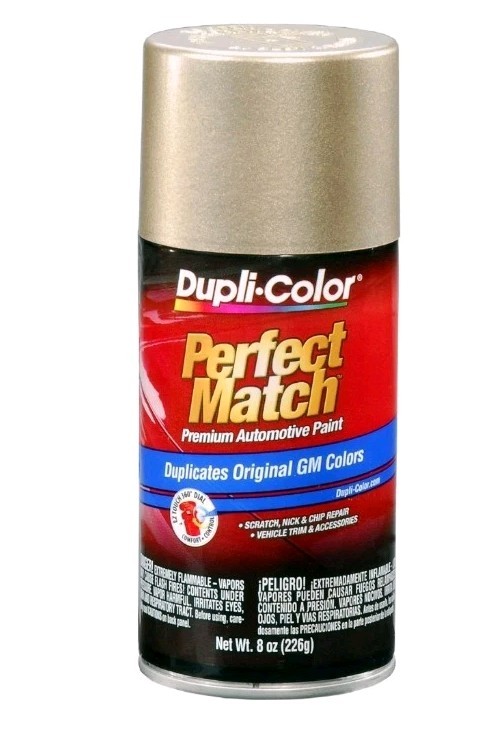 DupliColor Perfect Match Spray Paint GM Light Driftwood Metallic 33 WA5322 8 oz
