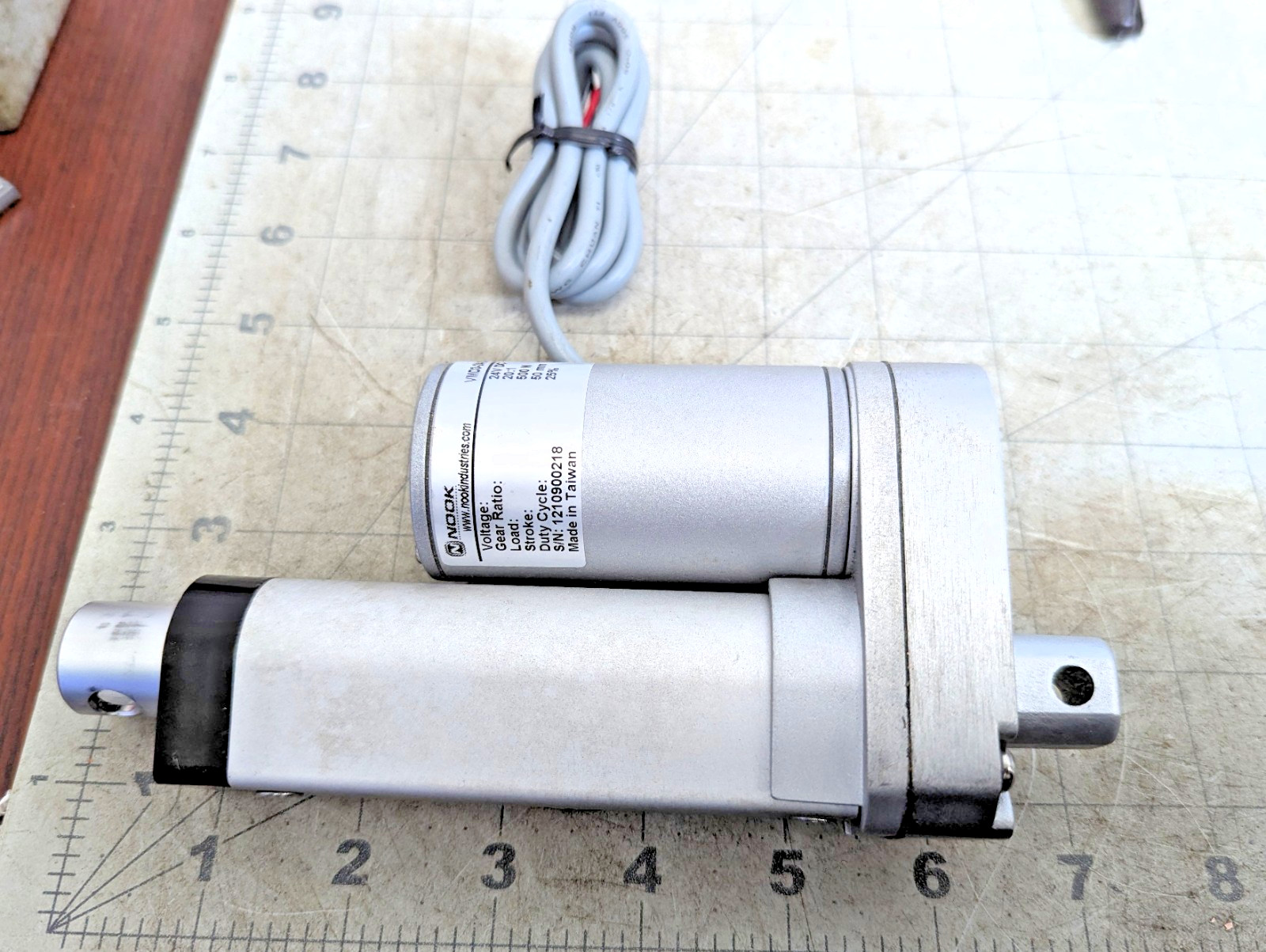 24 VDC Linear Actuator 2” (50mm) Stroke VMD3-24-10-20-50-IP65 [B9B3]