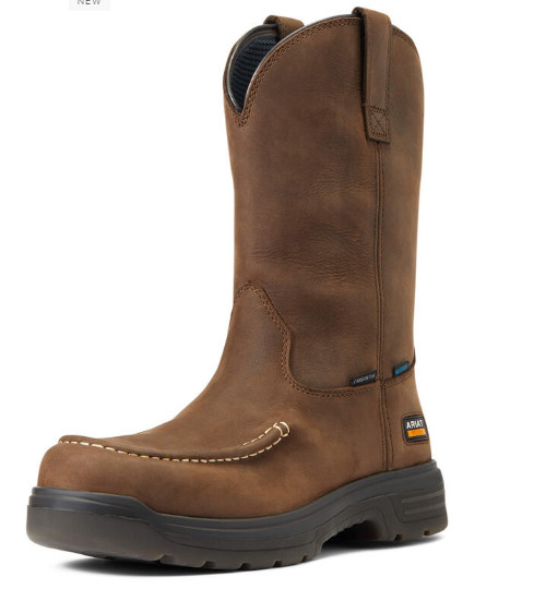 Ariat Men's Turbo Moc Waterproof EH Carbon Toe Work Boot 10040396