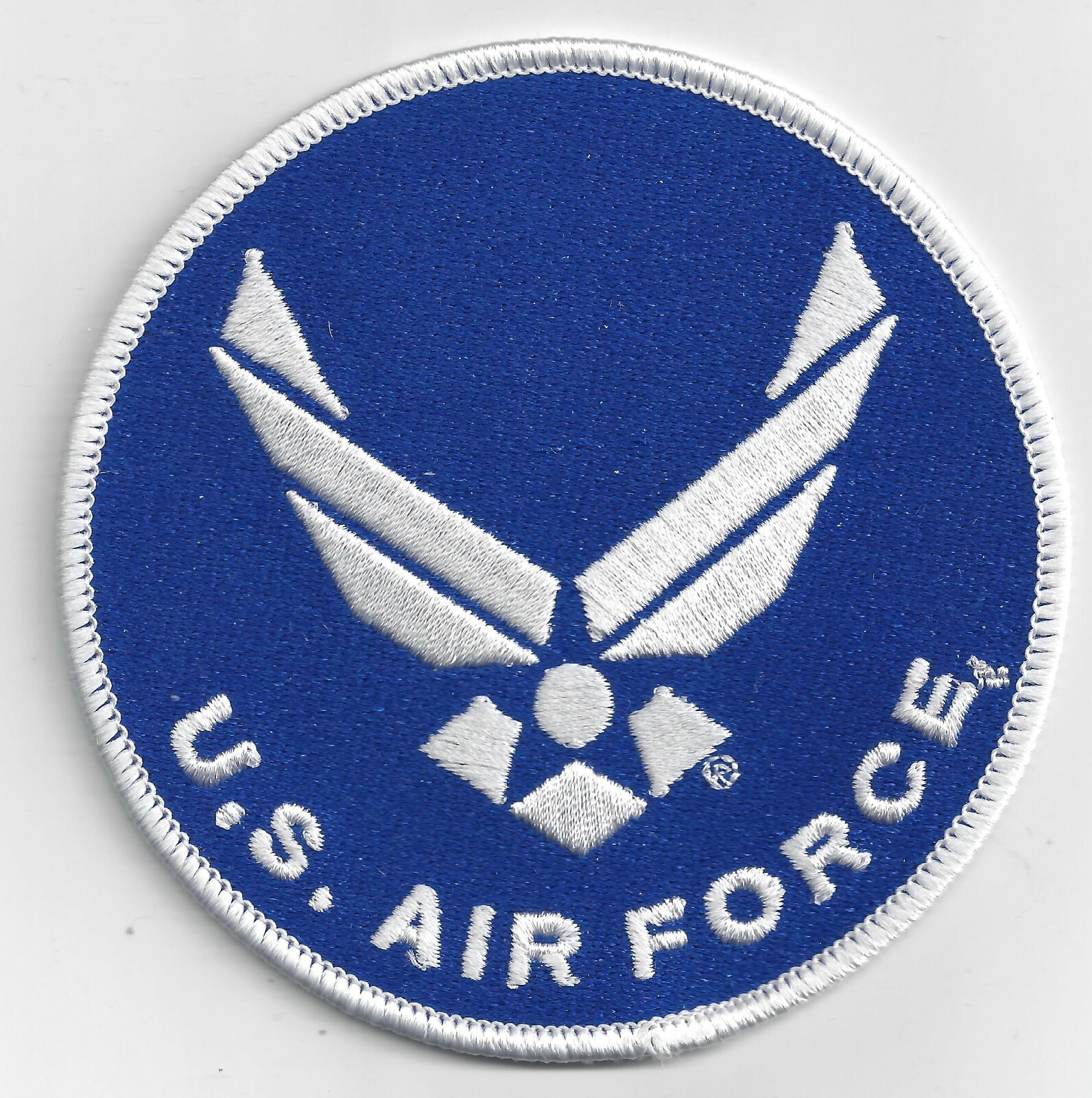USAF Logo 4 inch 4 inch Emb on Twill C7289