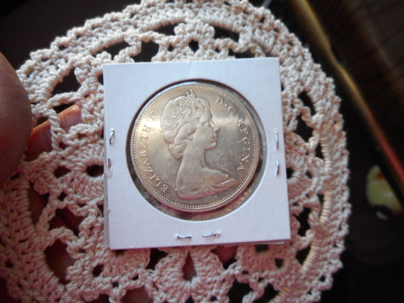 1965 CANADA SILVER DOLLAR/COIN Queen Elizabeth II/ D.G. Regina
