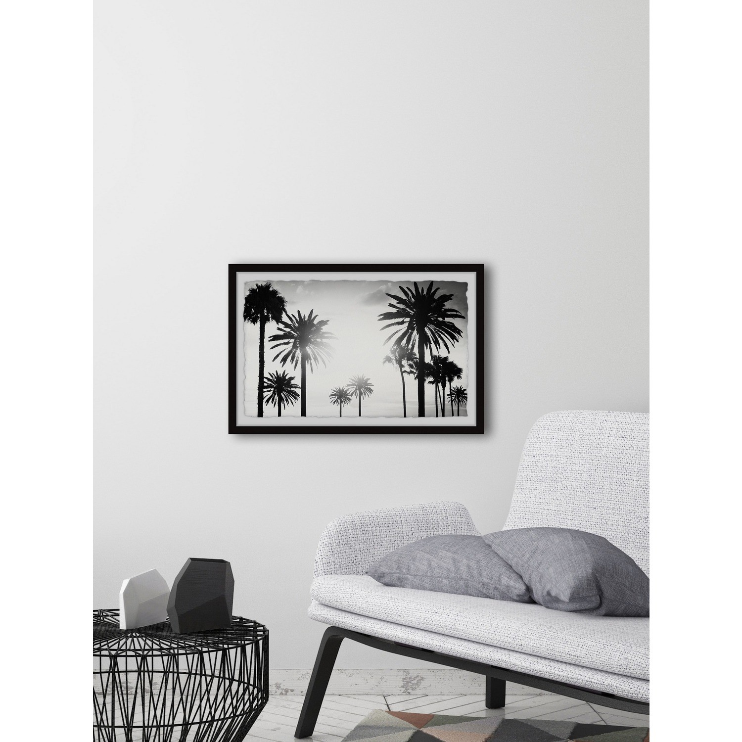 Marmont Hill Group of Palm Trees Framed Painting Print