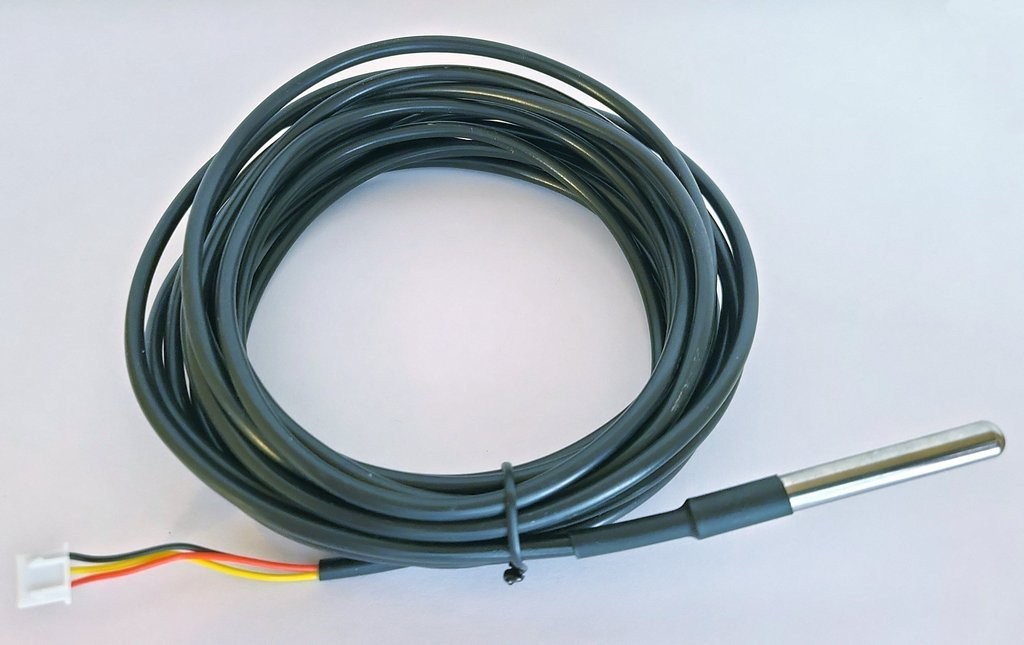 Temperature Sensor DS18B20 -50°C to +125°C Thermal Sensor Probe with XH Plug