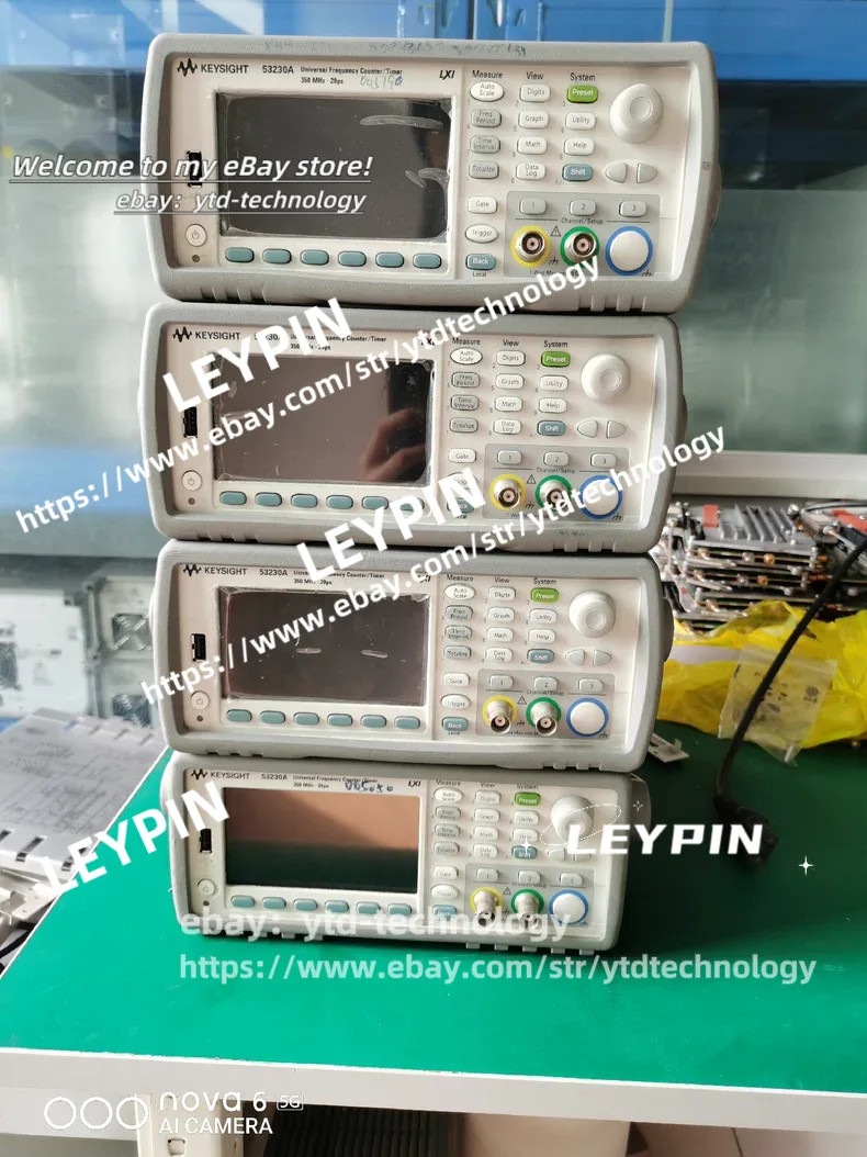 1 PCS Agilent/Keysight 53230A 350MHZ Universal Frequency Counter/Timer