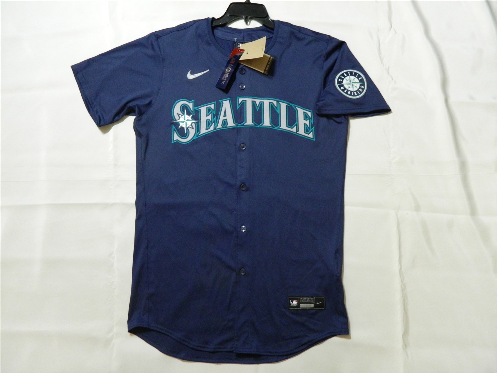 Authentic Seattle Mariners Vapor Elite Alternate Navy Blue Jersey 40 Reg.$355