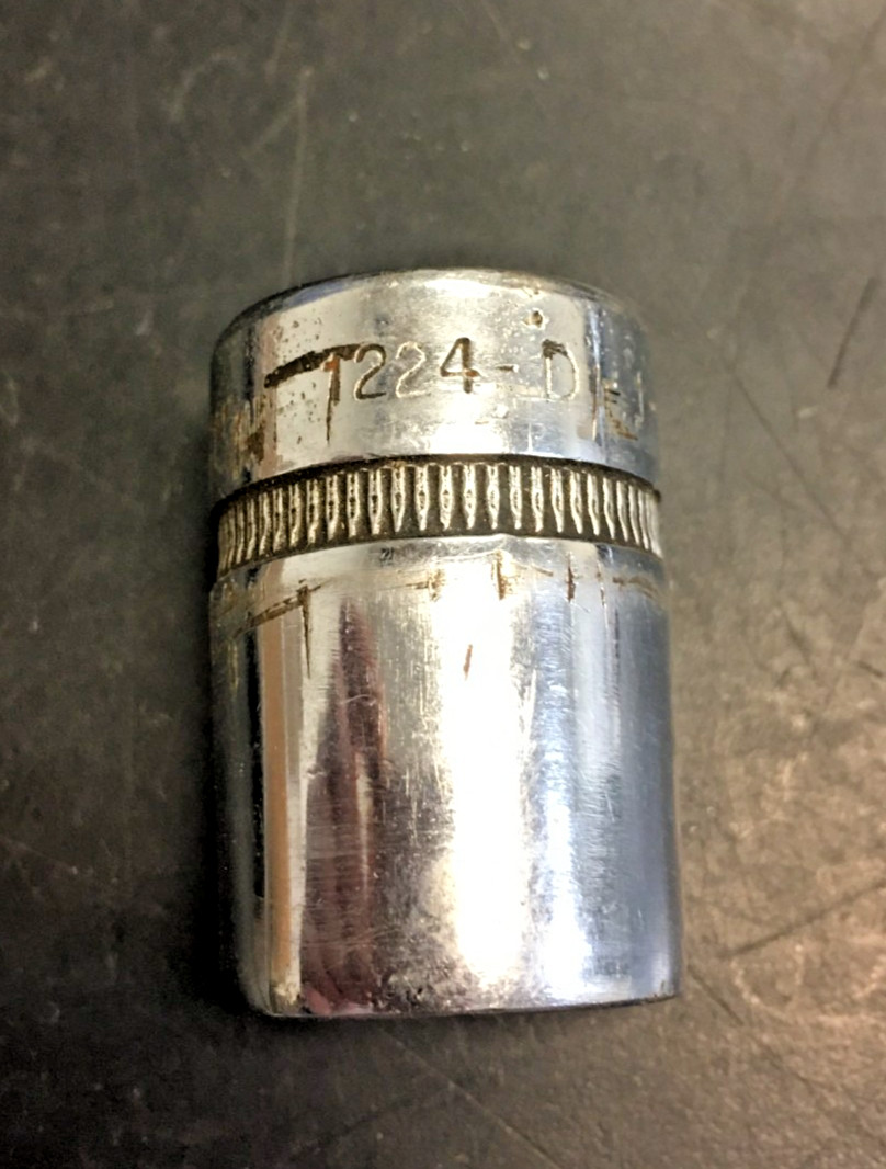 VINTAGE SOCKET, 1224-D, 1-3/4", 12 Point Shallow Socket