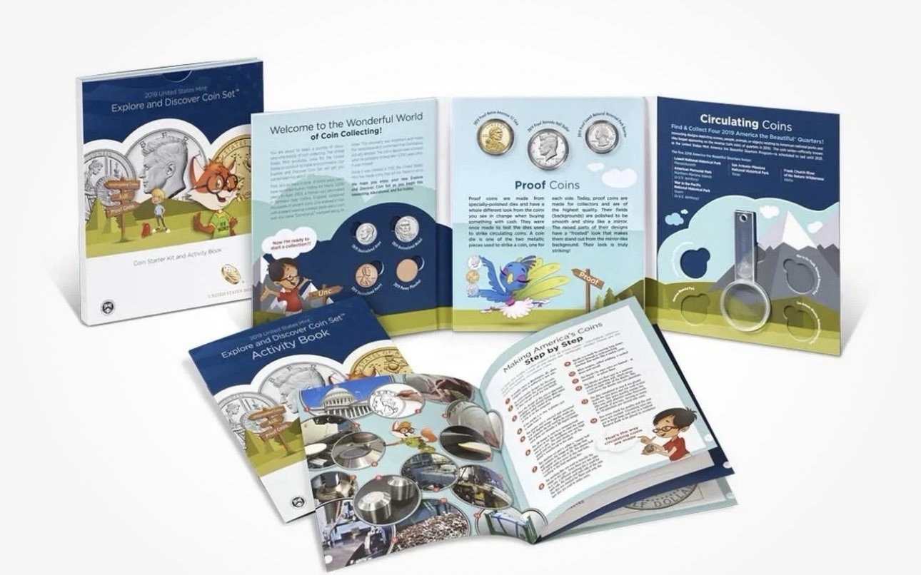 2019 United States Mint Explore and Discover Coin Set Complete